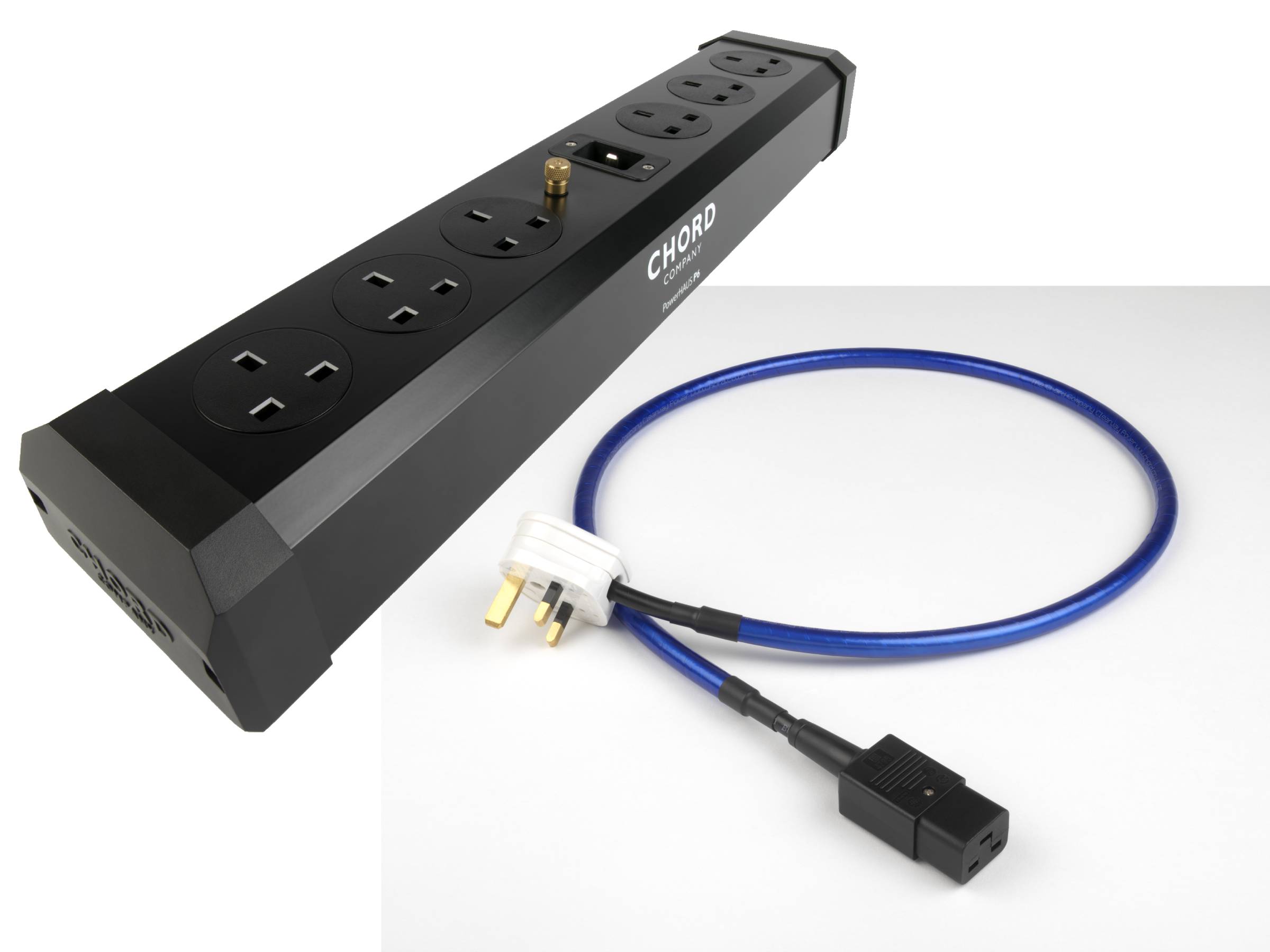 DYNAMIC CHORD feat.apple-polisher　Switch Chord PowerHAUS P6 Mains Distribution Block + Clearway Mains Power