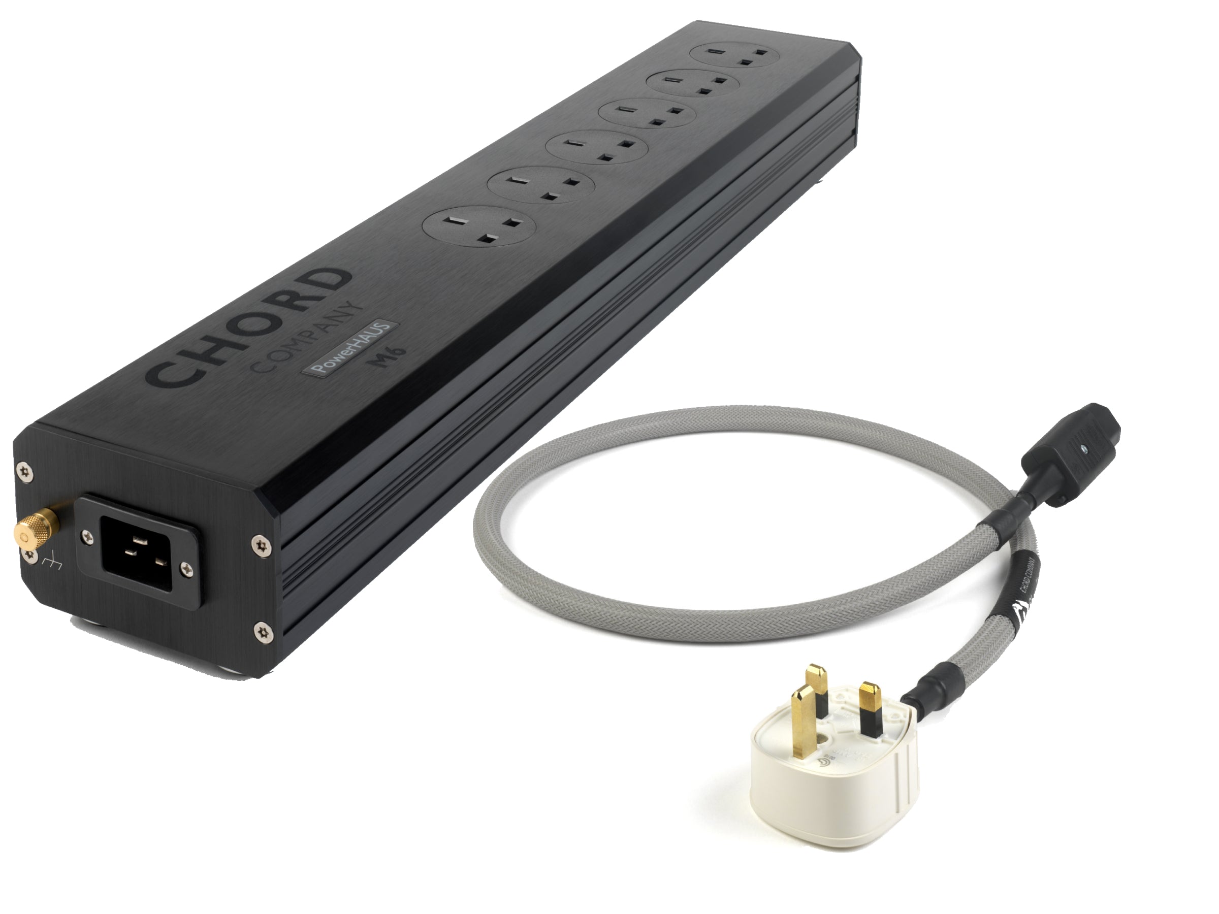 Chord PowerHAUS M6 mains distribution block + Shawline Mains Power