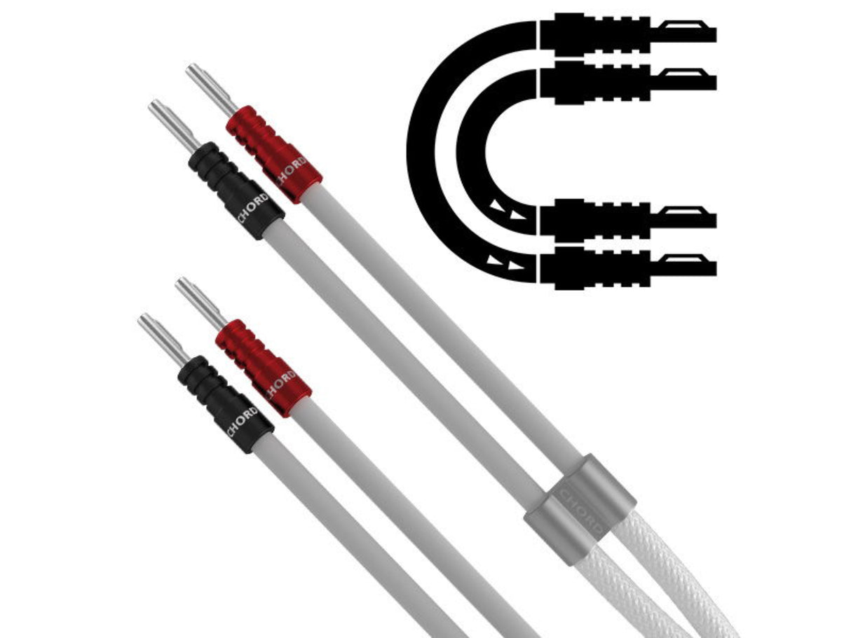 Chord Sarum T Speaker Cable - Terminated Pair (Banana to Banana)