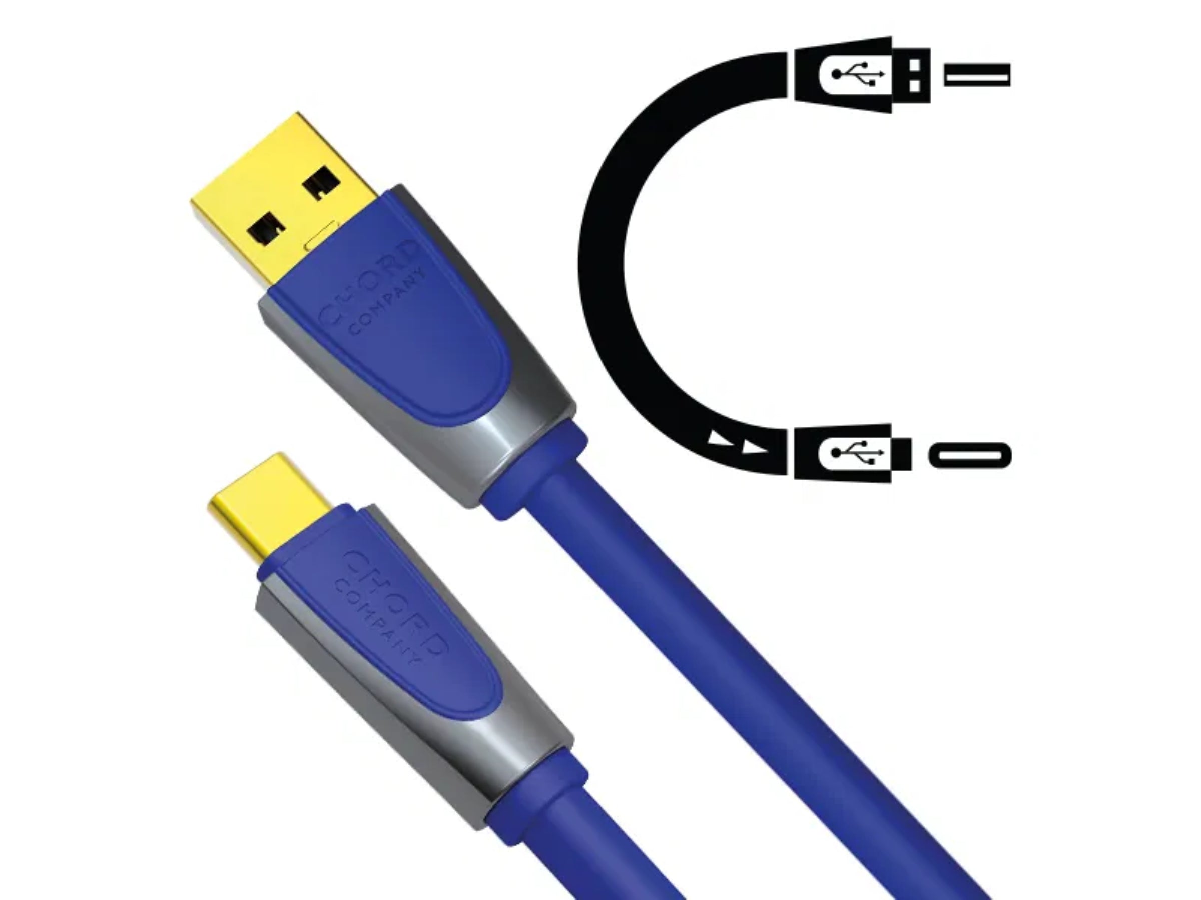 Chord Clearway USB USB-A to USB-C Cable