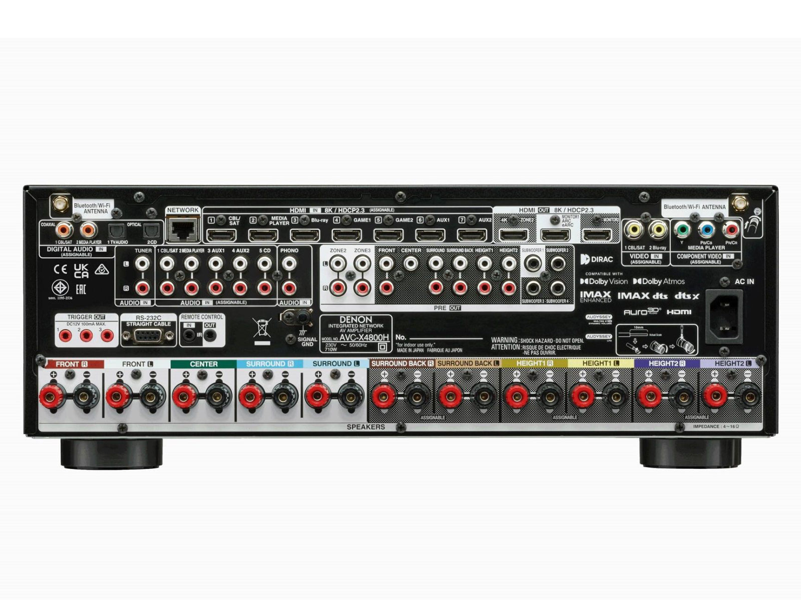 Denon AVC-X4800H AV Amplifier