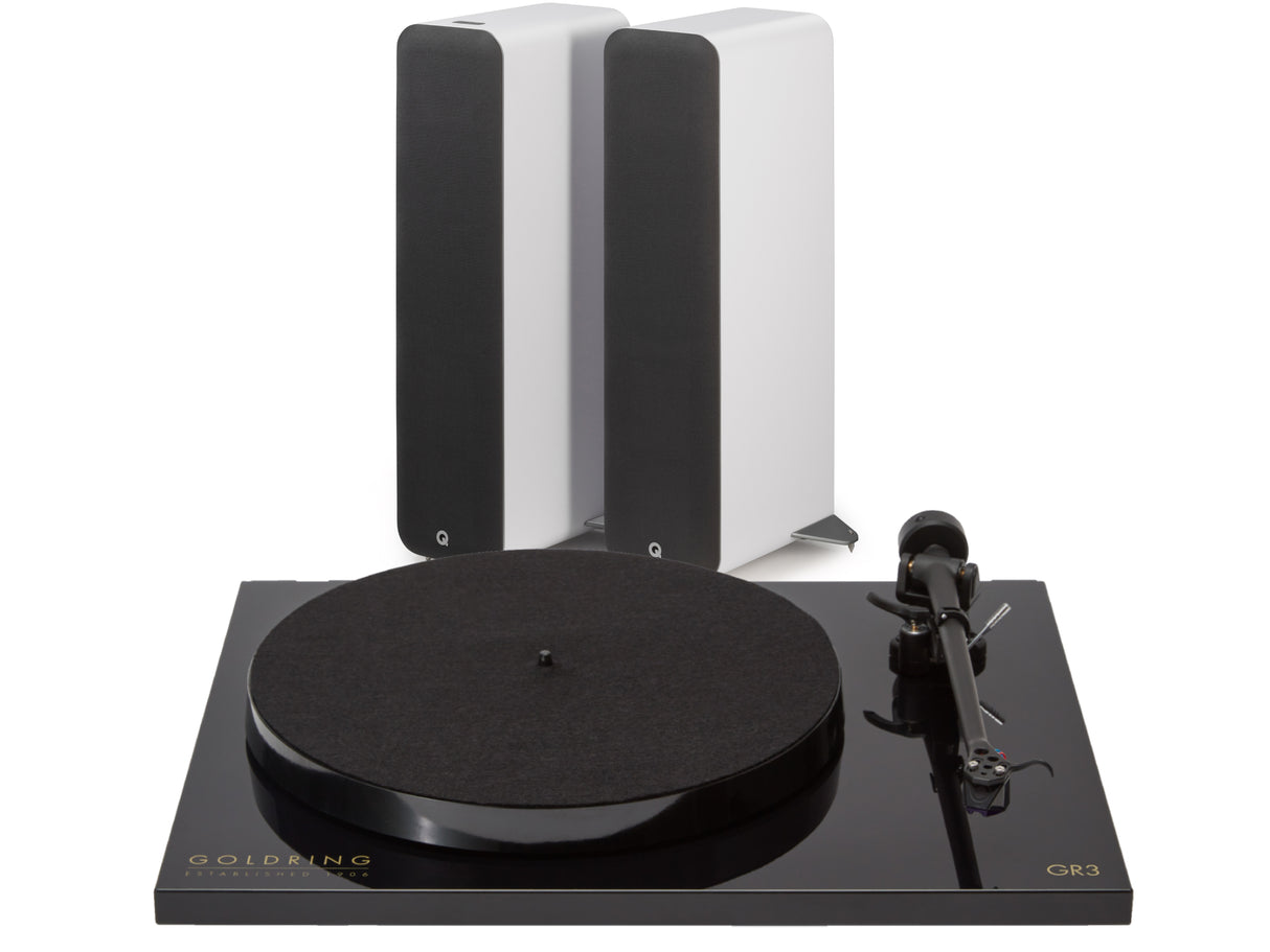 Goldring GR3 Turntable + Q Acoustic M40 Active Turntable System