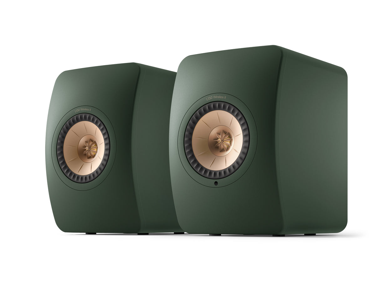 KEF LS50 Wireless II + KEF S2 Floor Stands