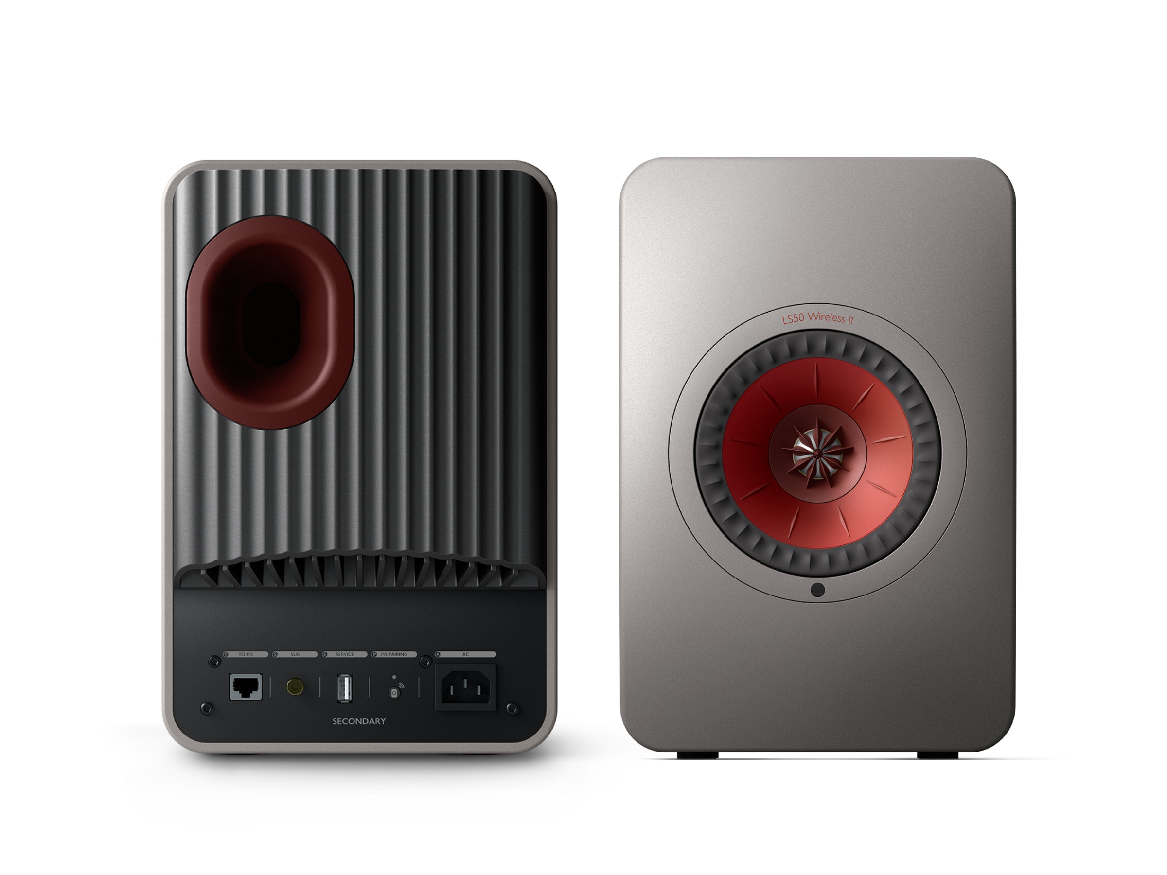 KEF LS50 Wireless II Titanium Grey Speakers (Opened box)