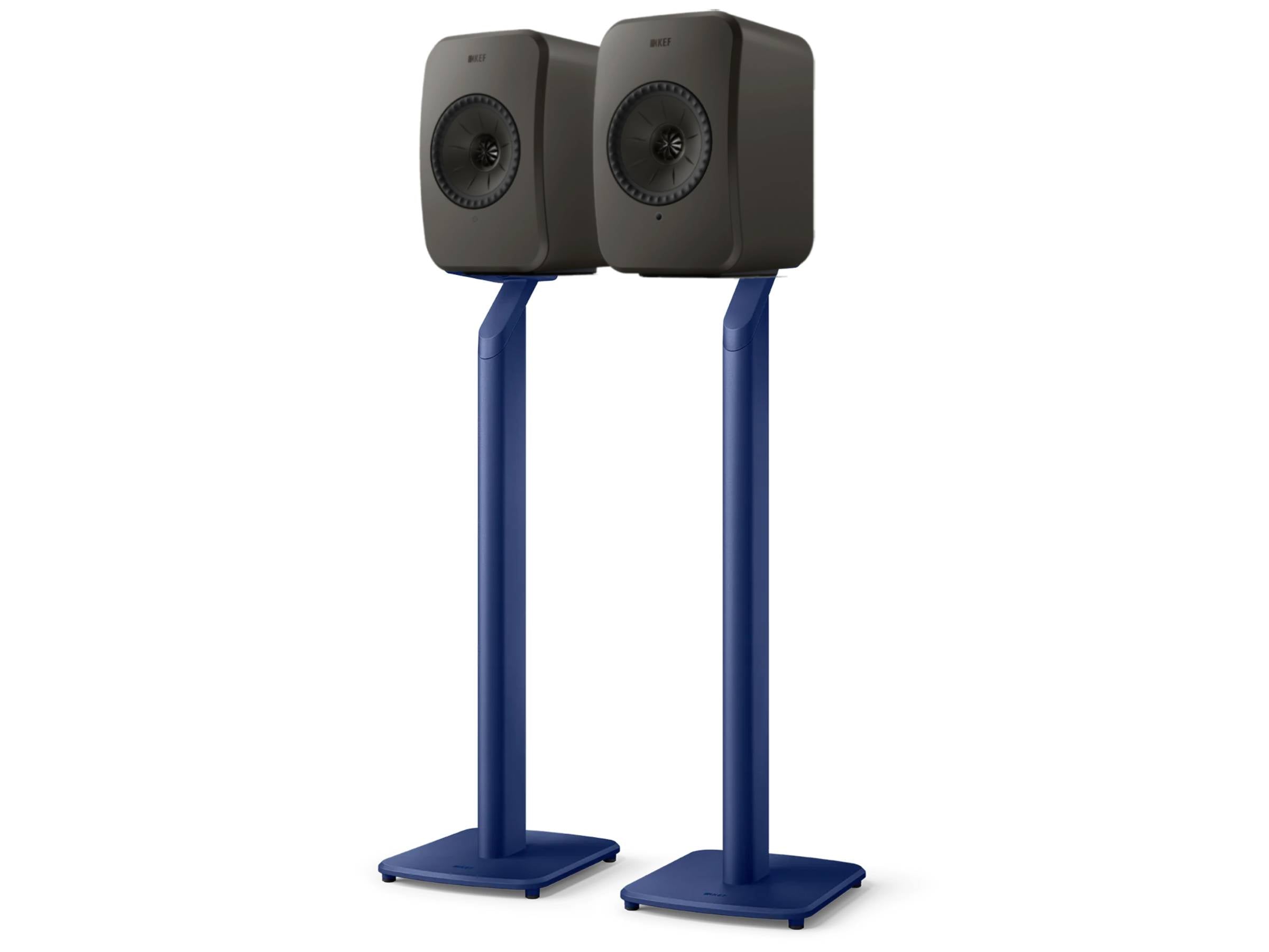 KEF LSX II LT Wireless Speakers + KEF S1 Floor Stands