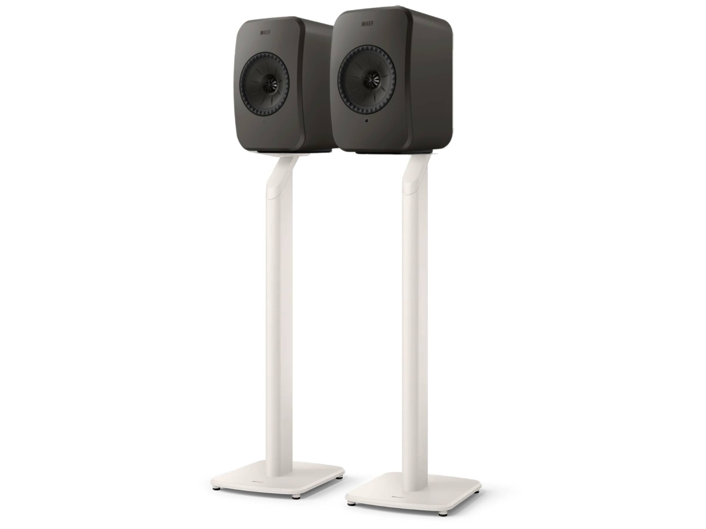 KEF LSX II LT Wireless Speakers + KEF S1 Floor Stands