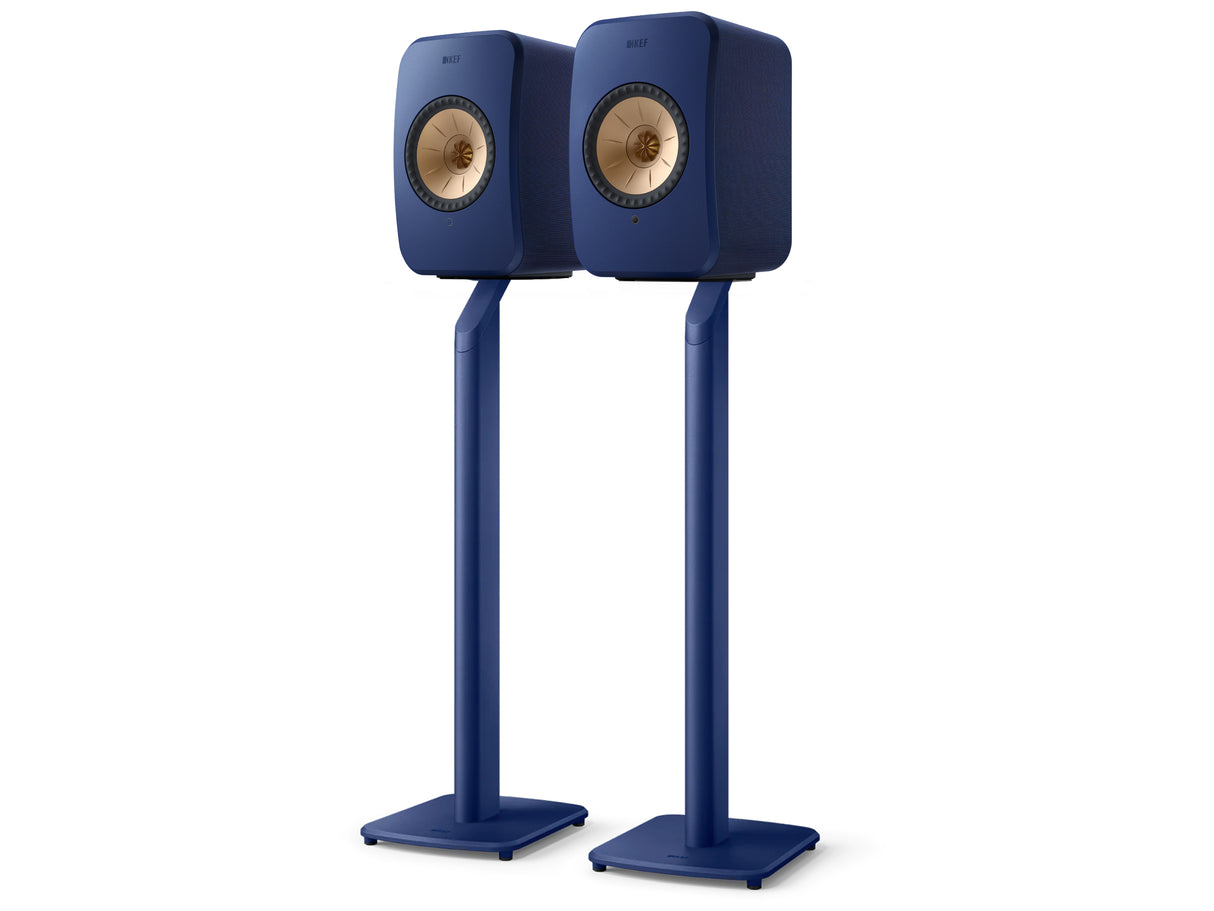 KEF LSX II Wireless Speakers +  KEF S1 Floor Stands