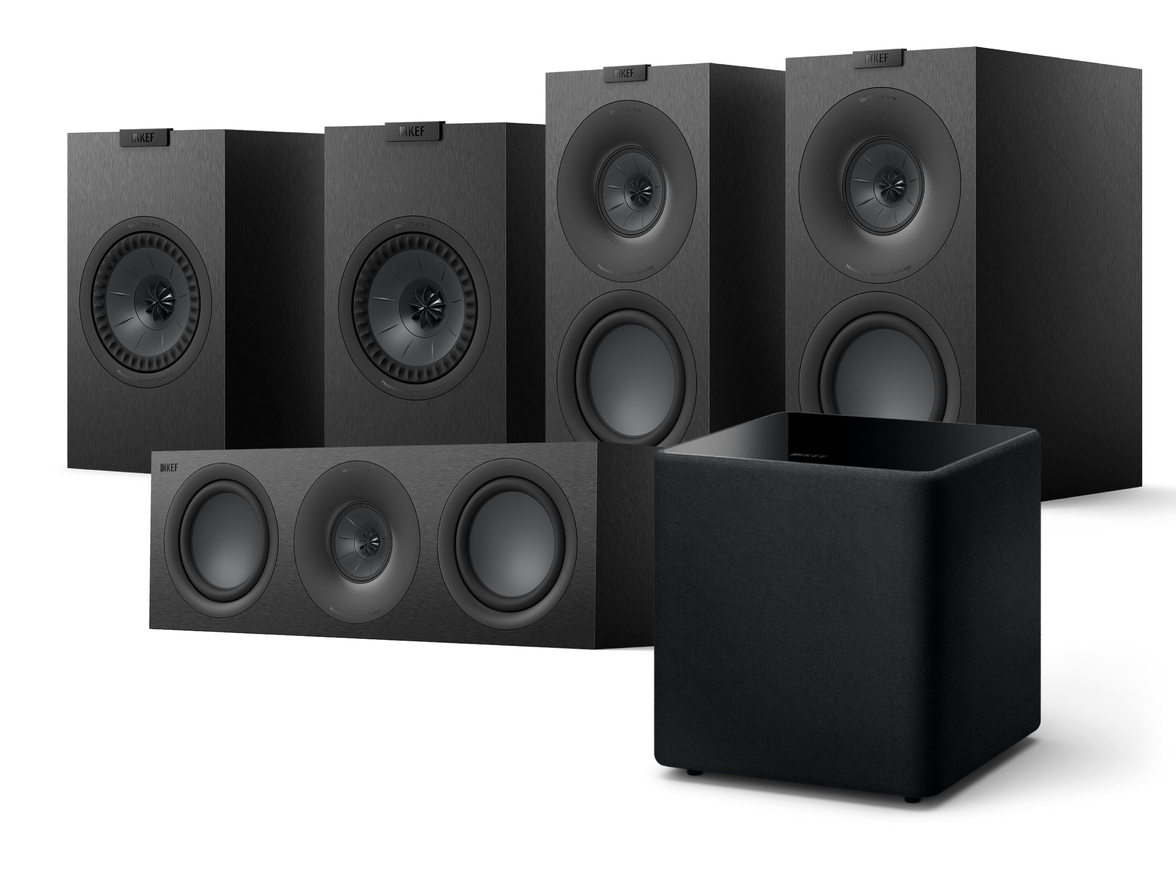 KEF Q Concerto + Q1 META 5.1 Home Cinema Speaker Package