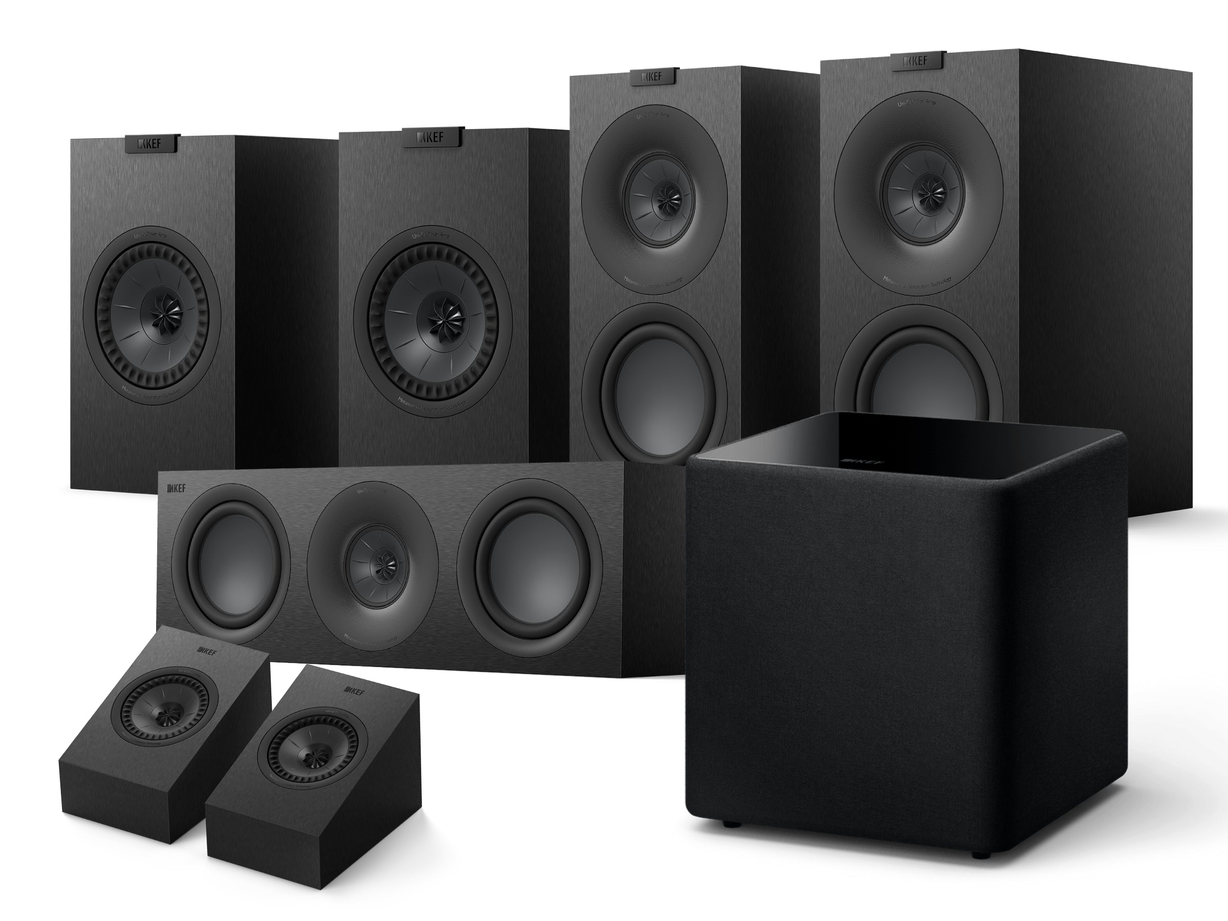 KEF Q Concerto + Q1 META 5.1 Home Cinema Speaker Package
