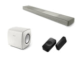 KEF XIO Soundbar with KEF KC62 Subwoofer & KW2 RX Receiver