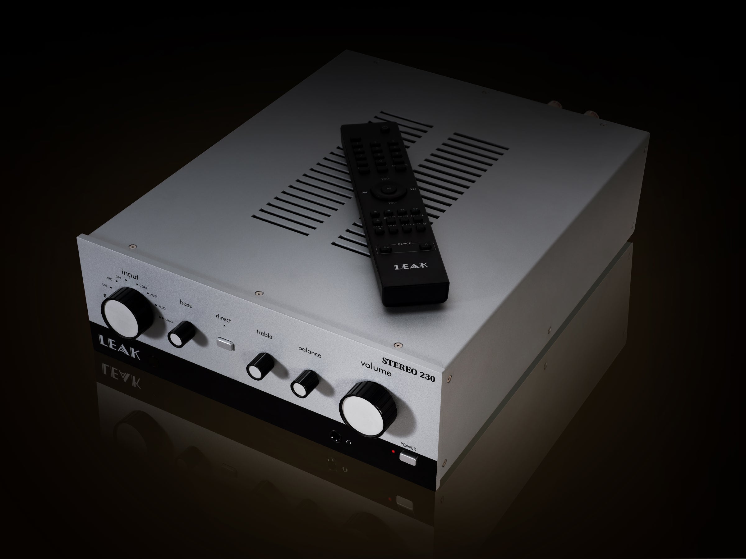 LEAK stereo 230 アンプ Stereo 230 Integrated Amplifier in Walnut – Leak Audio
