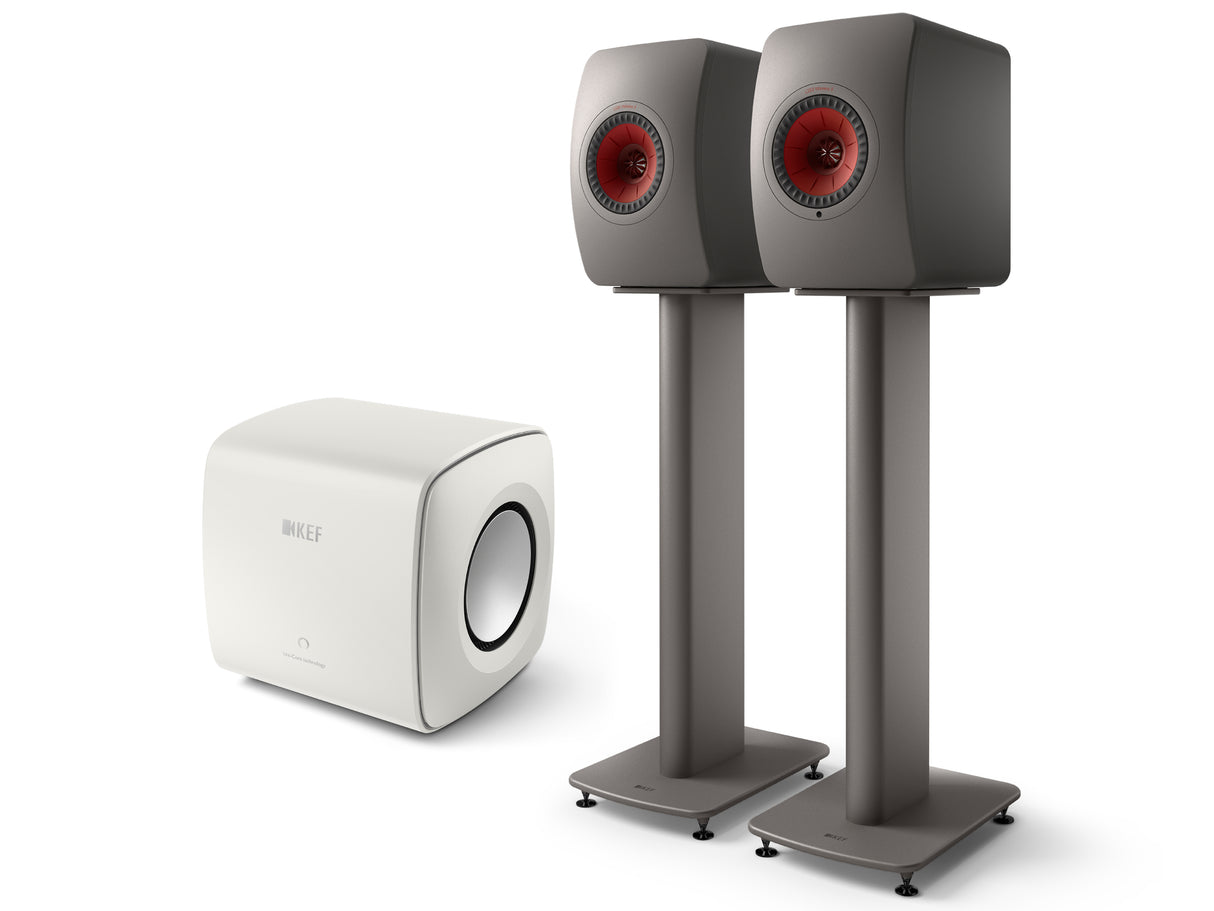 KEF LS50 Wireless II + KC62 Subwoofer Wireless Speaker System