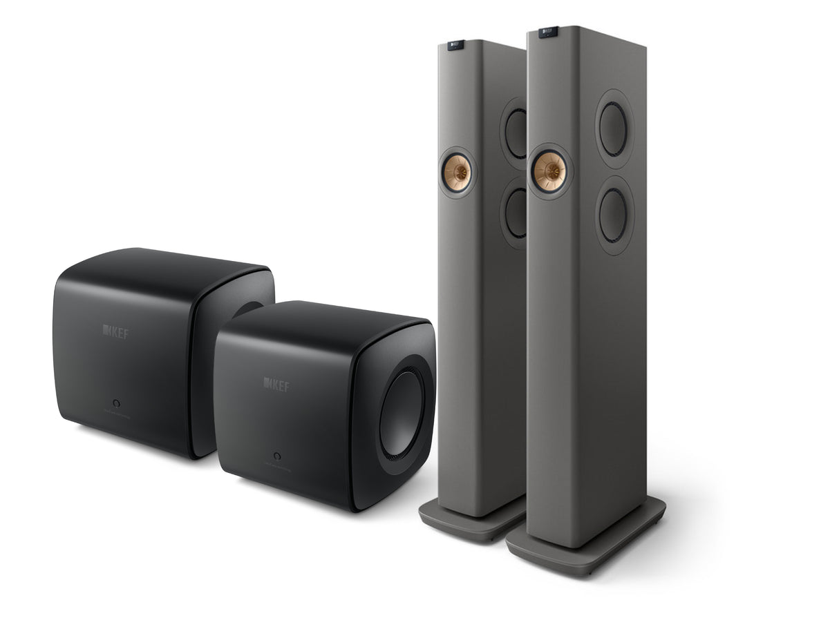 Kef LS60 Wireless + 2x KC62 Subwoofer Wireless Speaker System