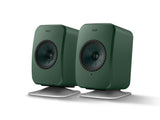 KEF LSX II LT Wireless Speakers + KEF P1 Desk Pad