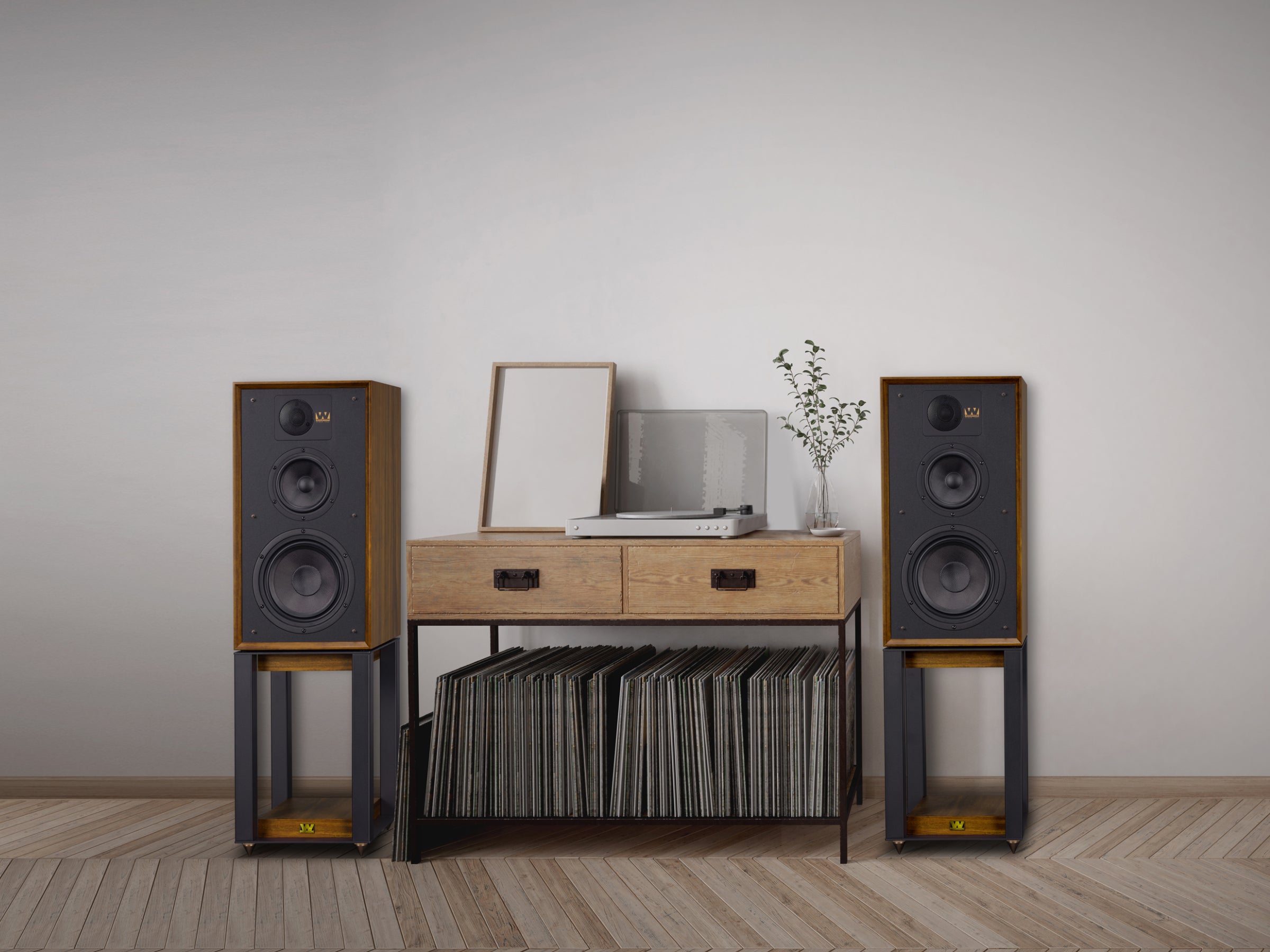 Quad 3 + Wharfedale Linton Speakers