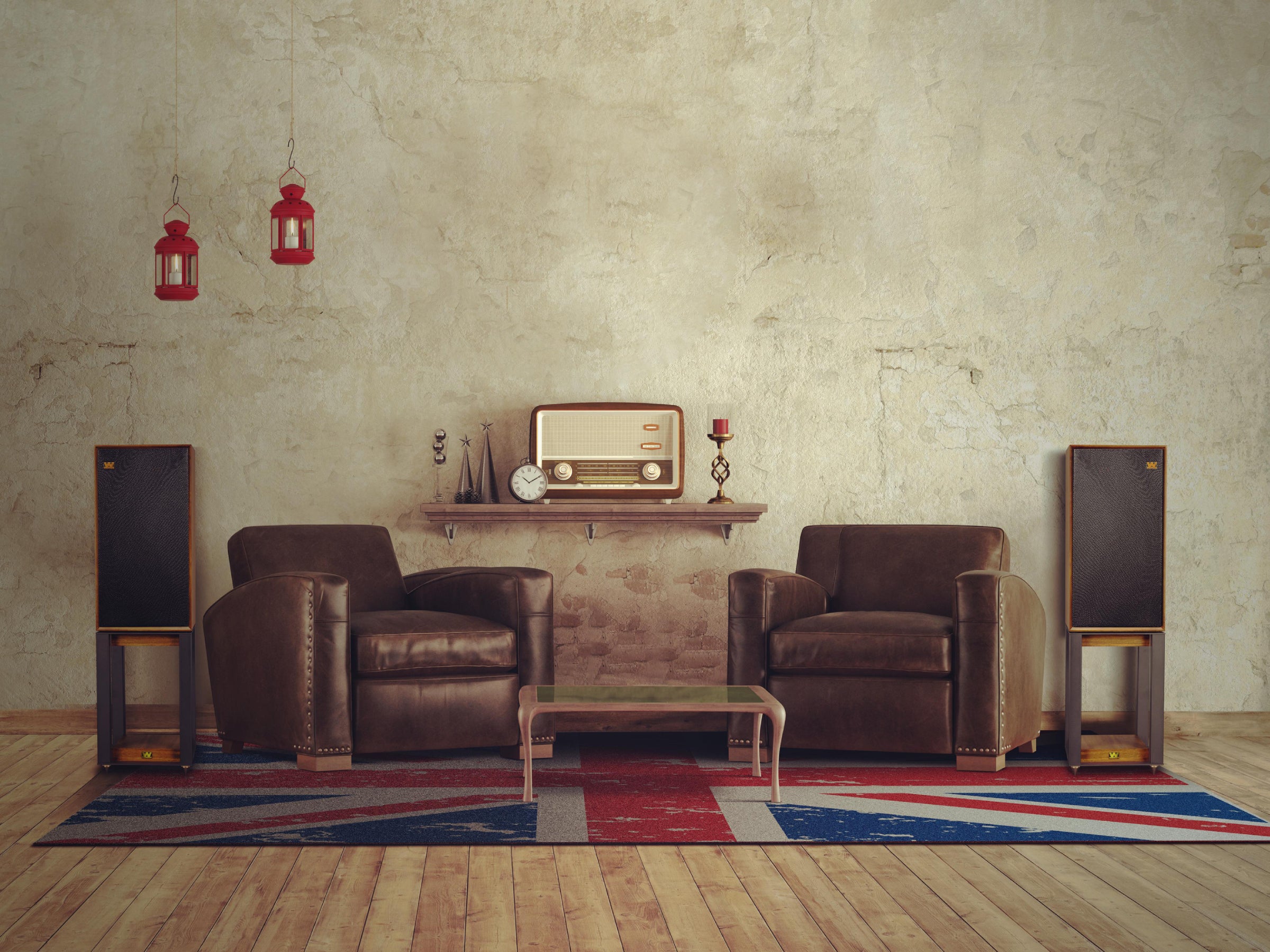 Quad 3 + Wharfedale Linton Speakers