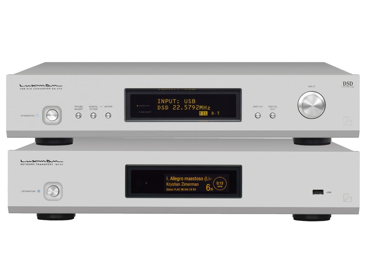 LUXMAN NT-07 + DA-07X Network Streaming Transport + DAC