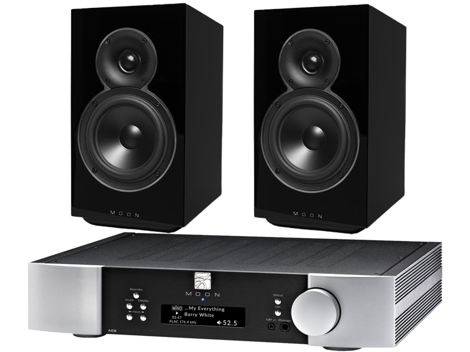 MOON ACE + MOON Voice 22 Streaming System + Speakers (Ex demonstration)