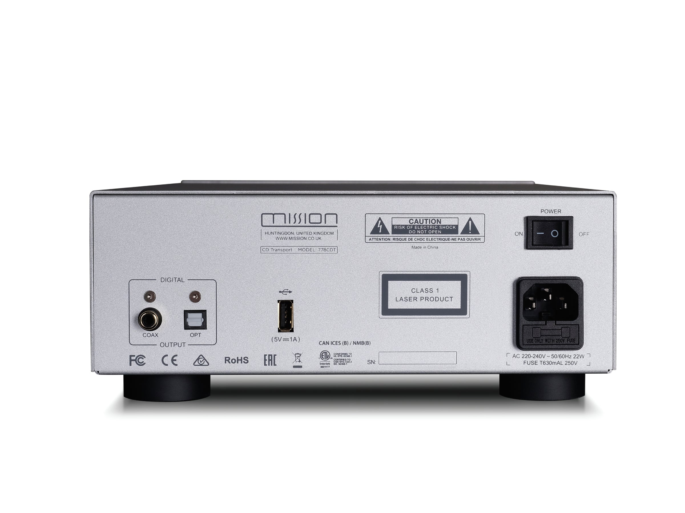 Mission 778CDT CD Transport – Doug Brady HiFi