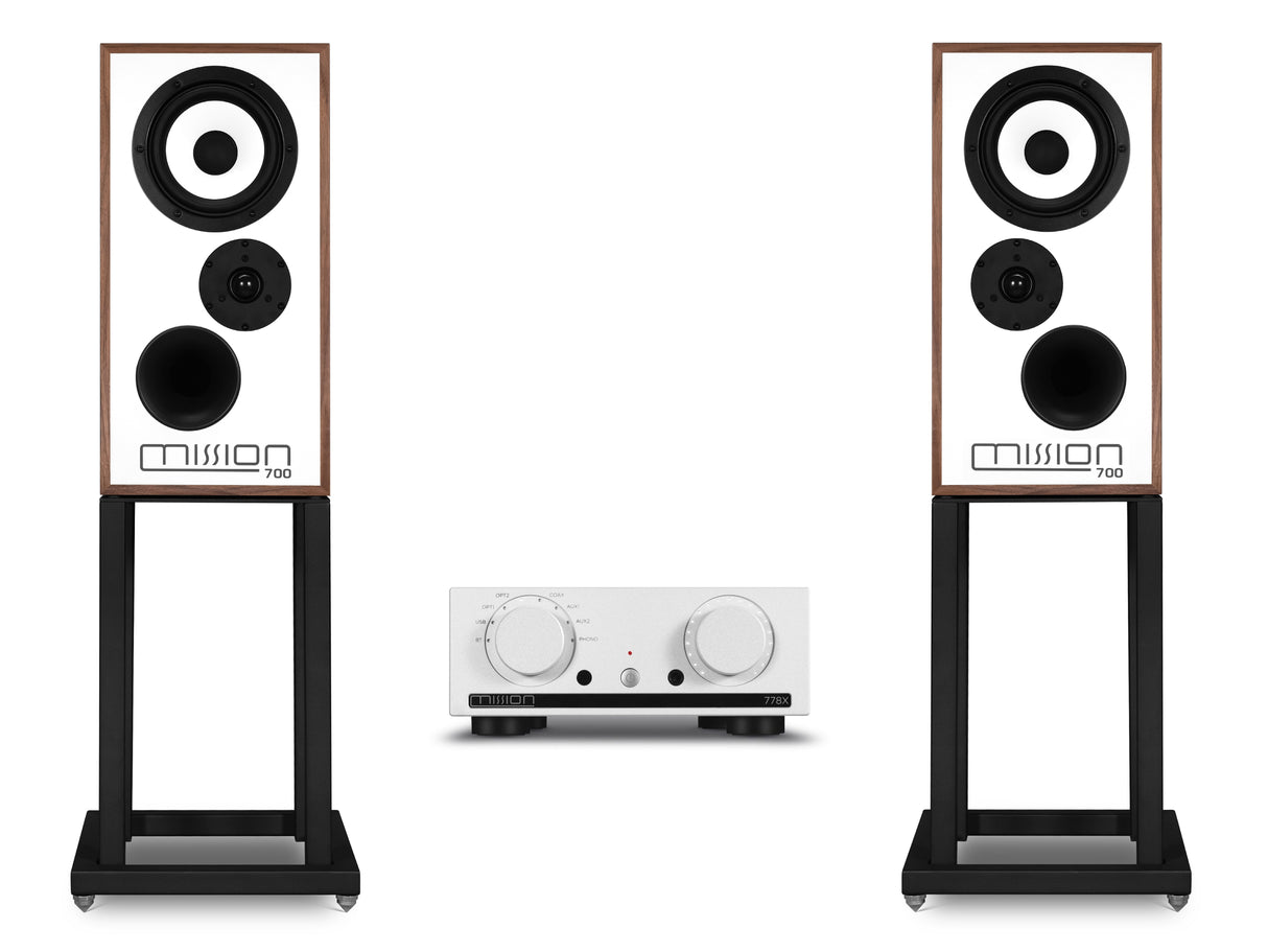 Mission 778X with 700 Speaker & 700 Stands