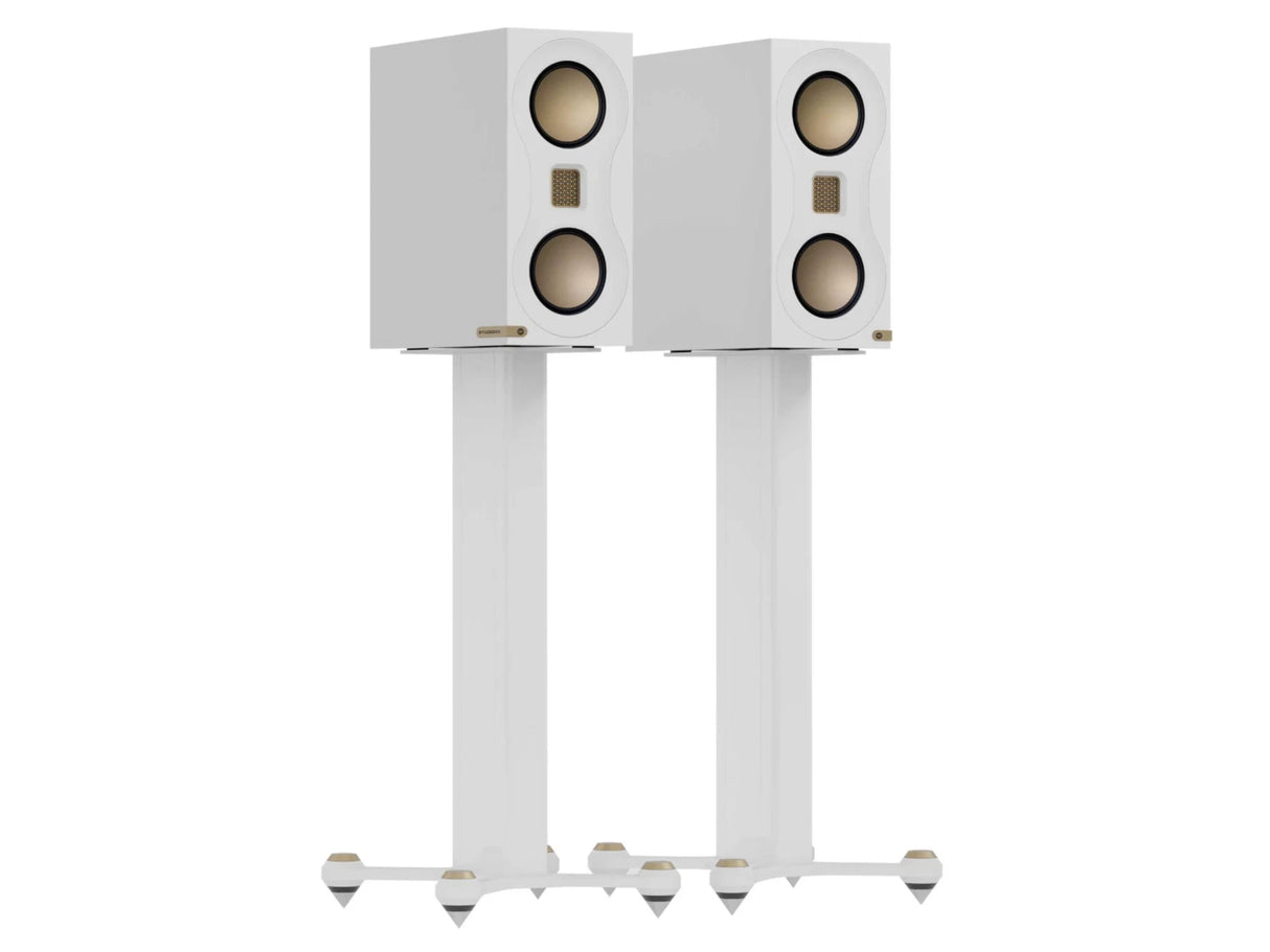 Monitor Audio Studio 89 Bookshelf Speakers + Studio 89 Stands