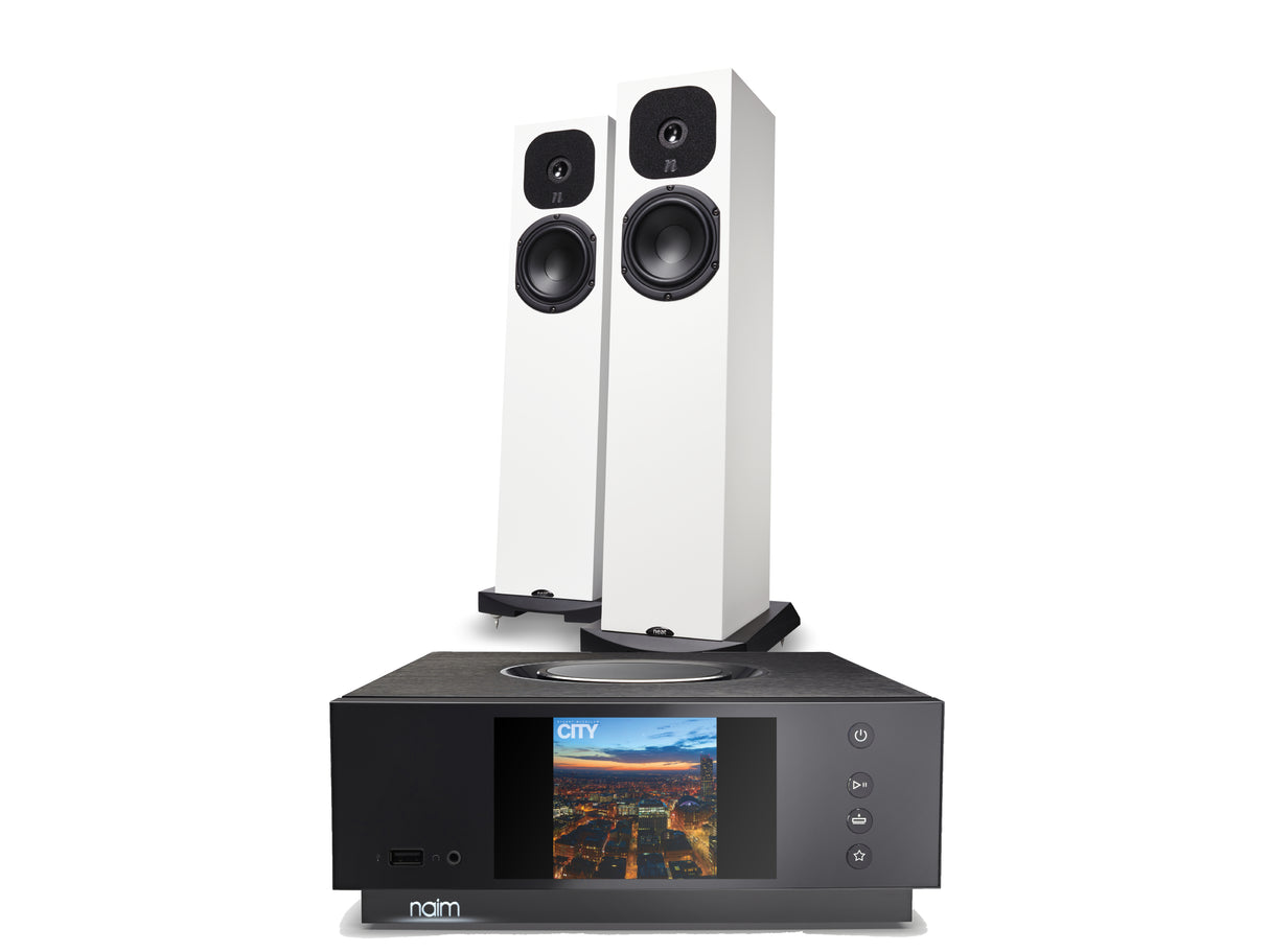 Naim Uniti Atom HDMI + Neat Motive SX2 Floorstanding Speakers