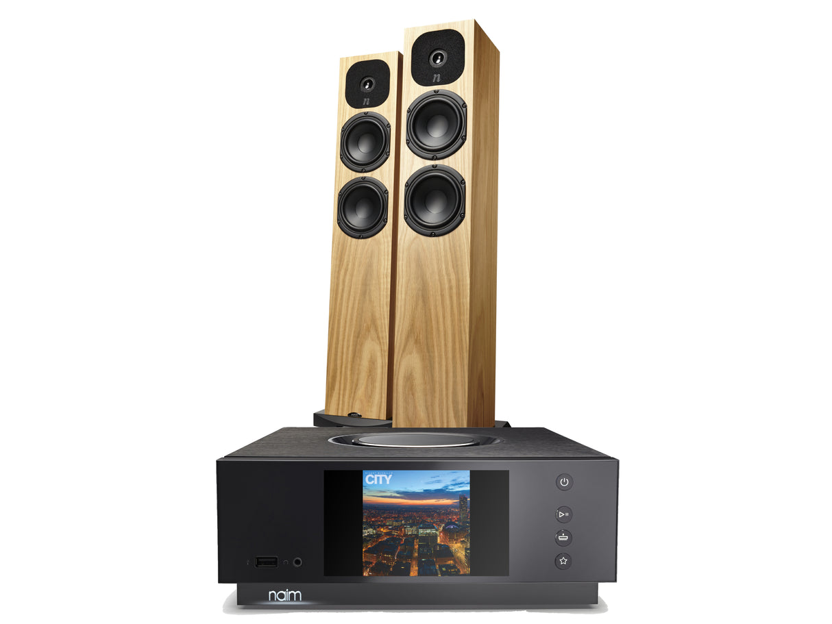 Naim Uniti Atom HDMI + Neat Motive SX1 Floorstanding Speakers