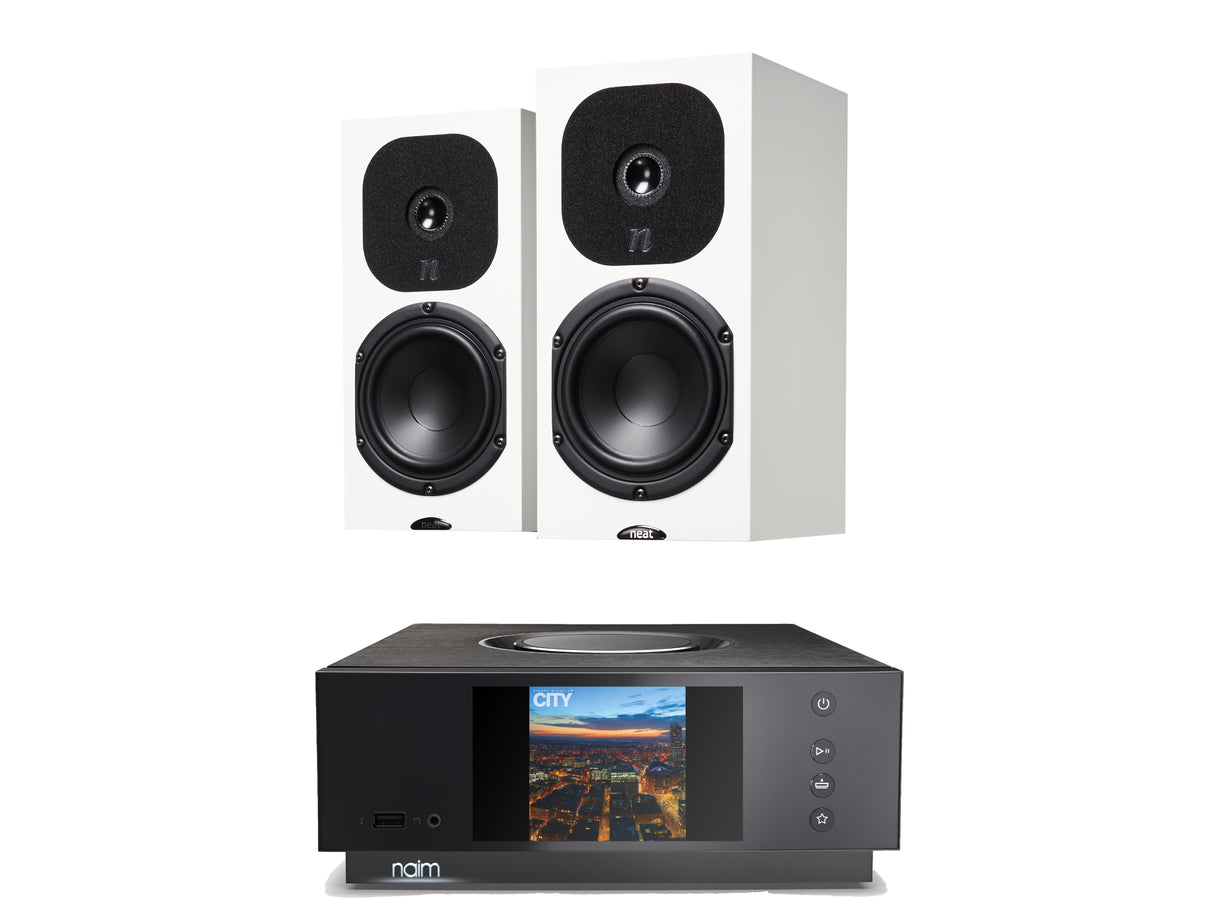 Naim Uniti Atom HDMI + Neat Motive SX3 Bookshelf Speakers