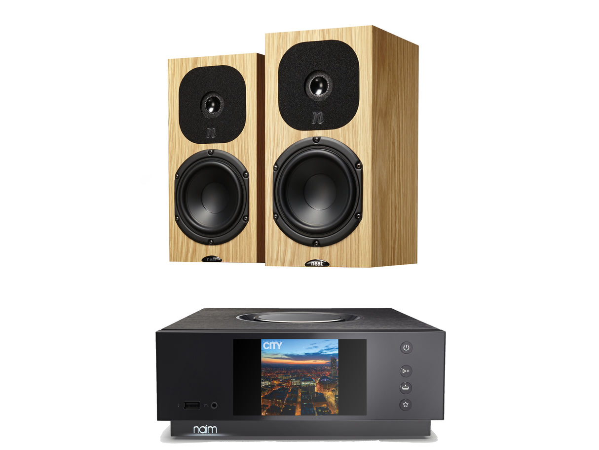 Naim Uniti Atom HDMI + Neat Motive SX3 Bookshelf Speakers