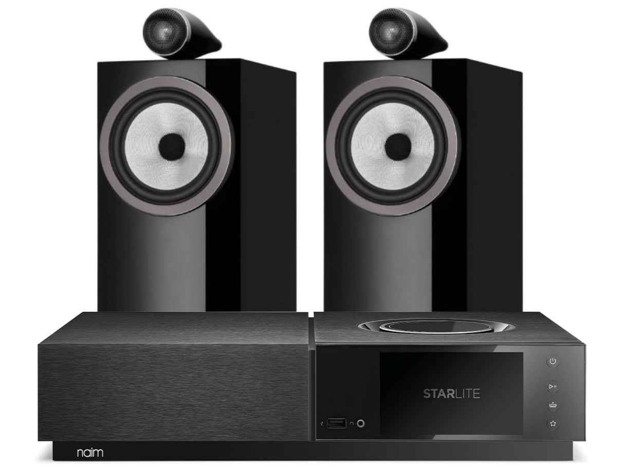 Naim Uniti Star Lite with Bowers & Wilkins 705 S3 black