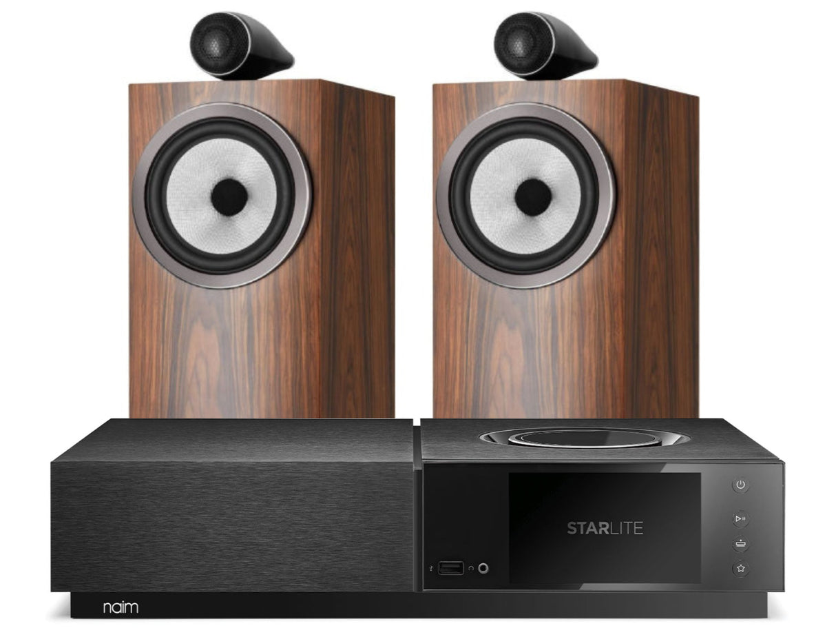 Naim Uniti Star Lite with Bowers & Wilkins 705 S3 Mocha