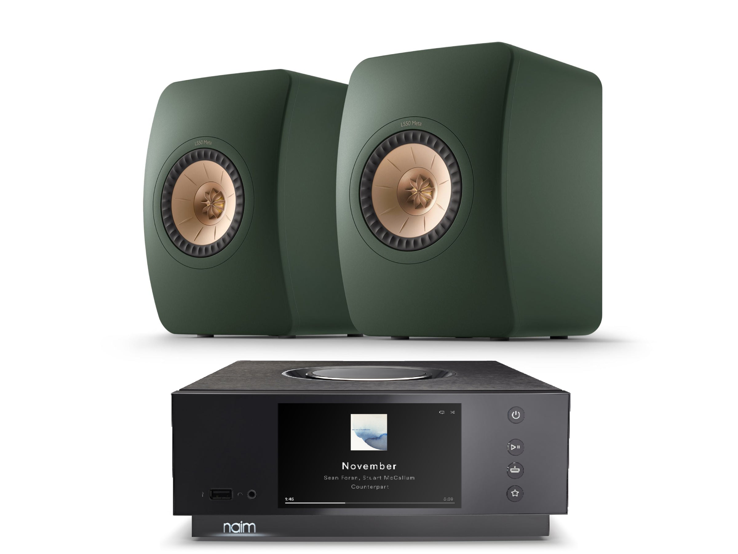 Naim Uniti Atom HDMI + KEF LS50 META