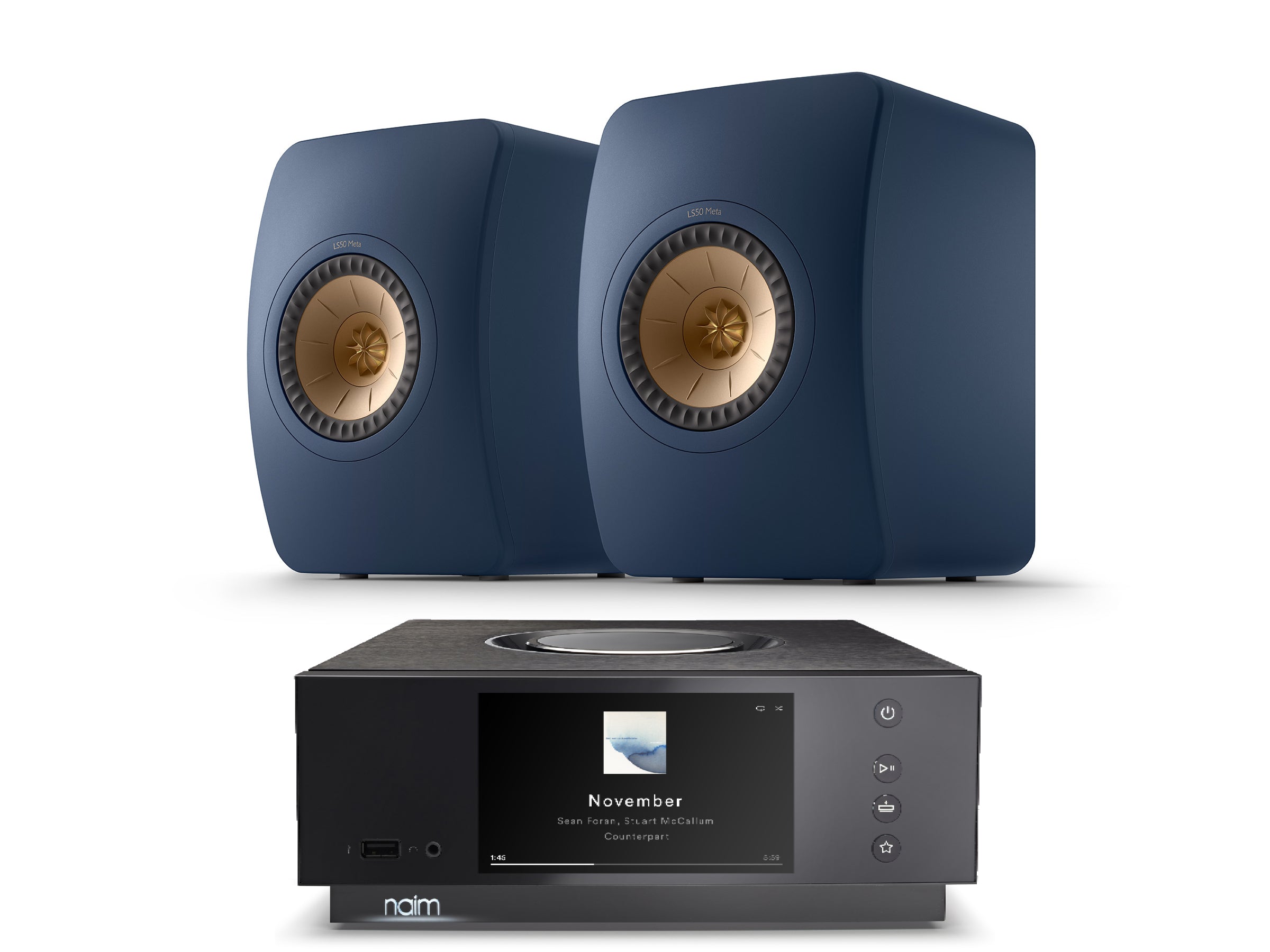 Naim Uniti Atom HDMI + KEF LS50 META