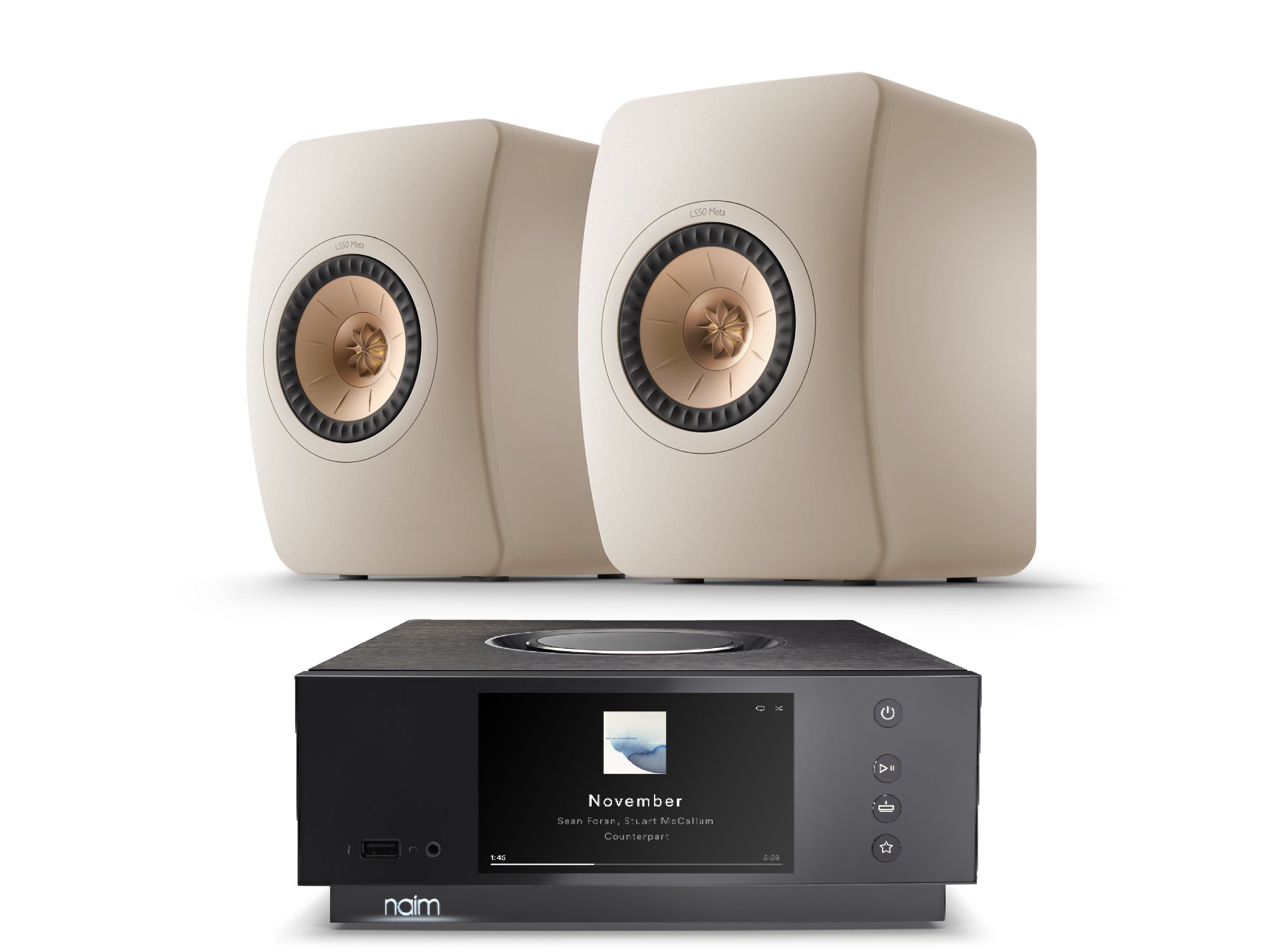 Naim Uniti Atom HDMI + KEF LS50 META