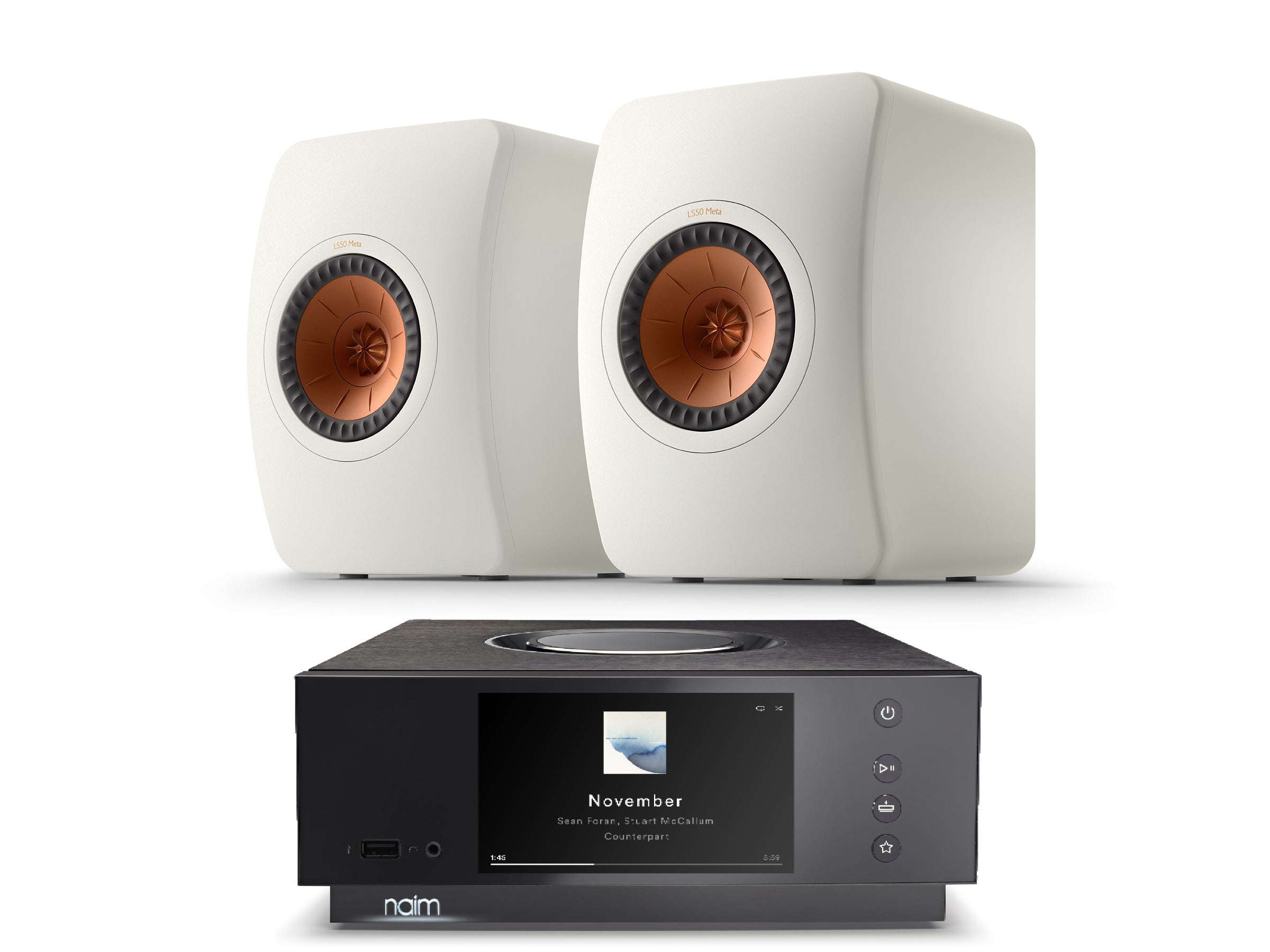 Naim Uniti Atom HDMI + KEF LS50 META