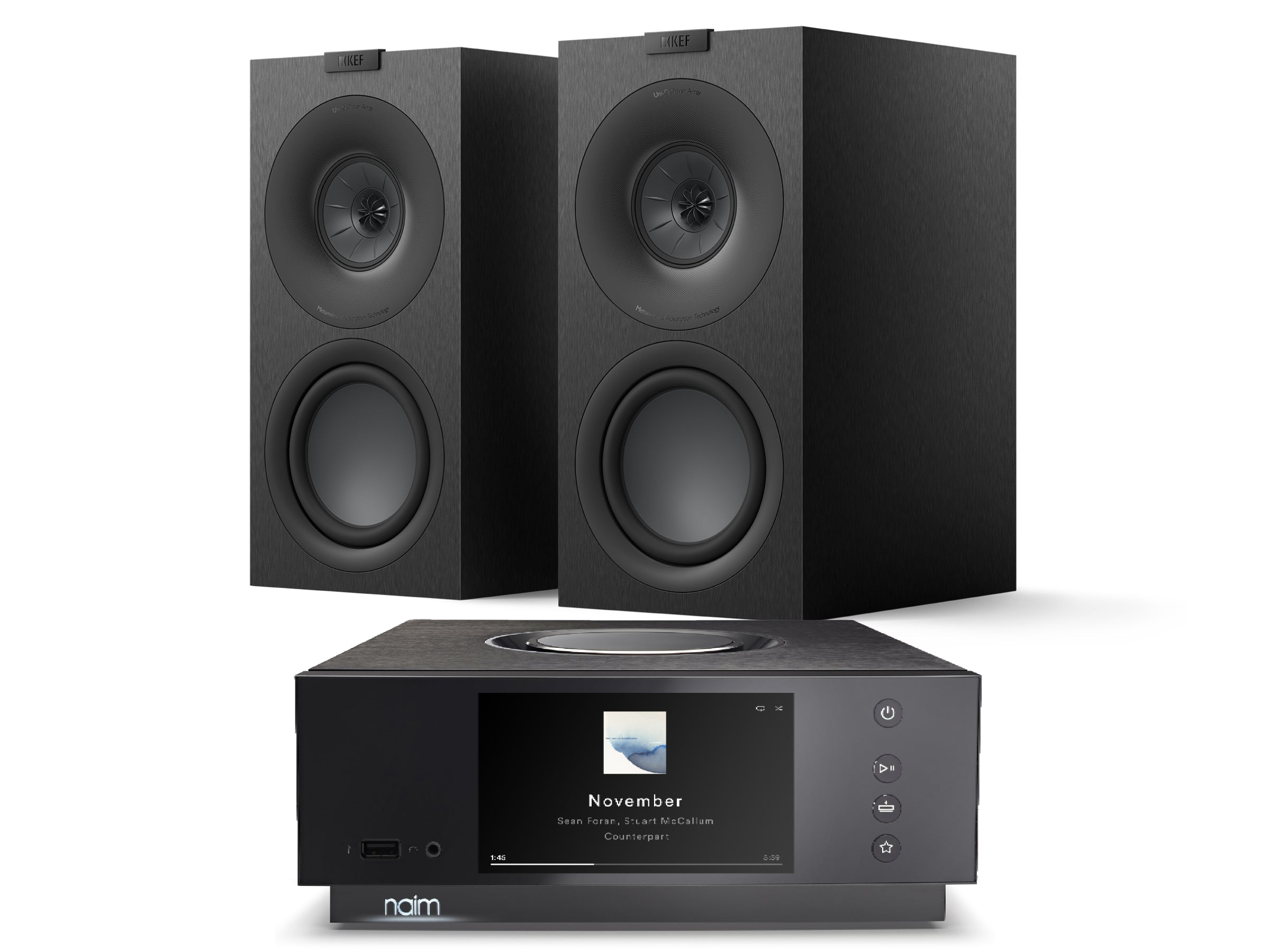 Naim Uniti ATOM HDMI + KEF Q Concerto