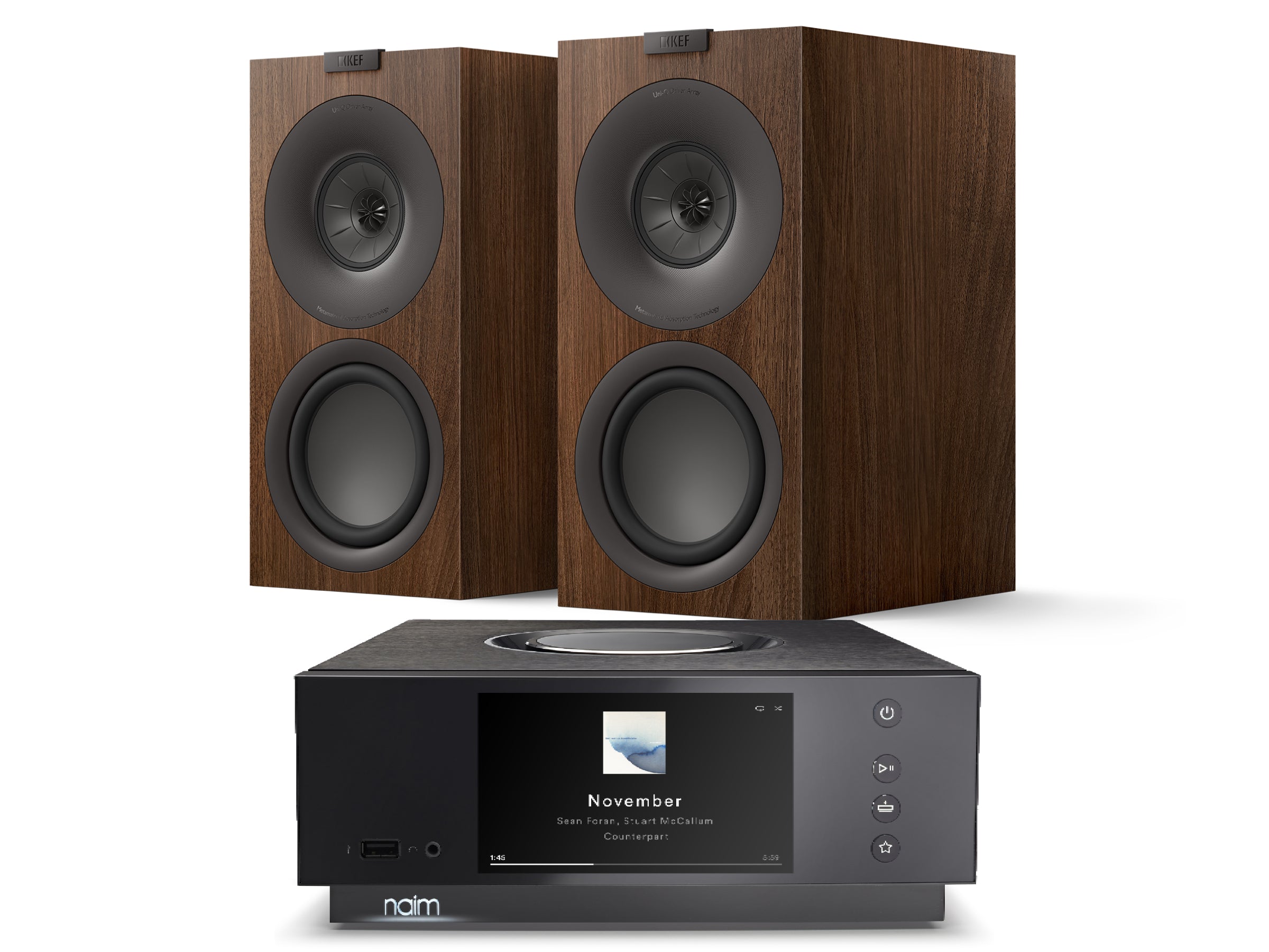 Naim Uniti ATOM HDMI + KEF Q Concerto