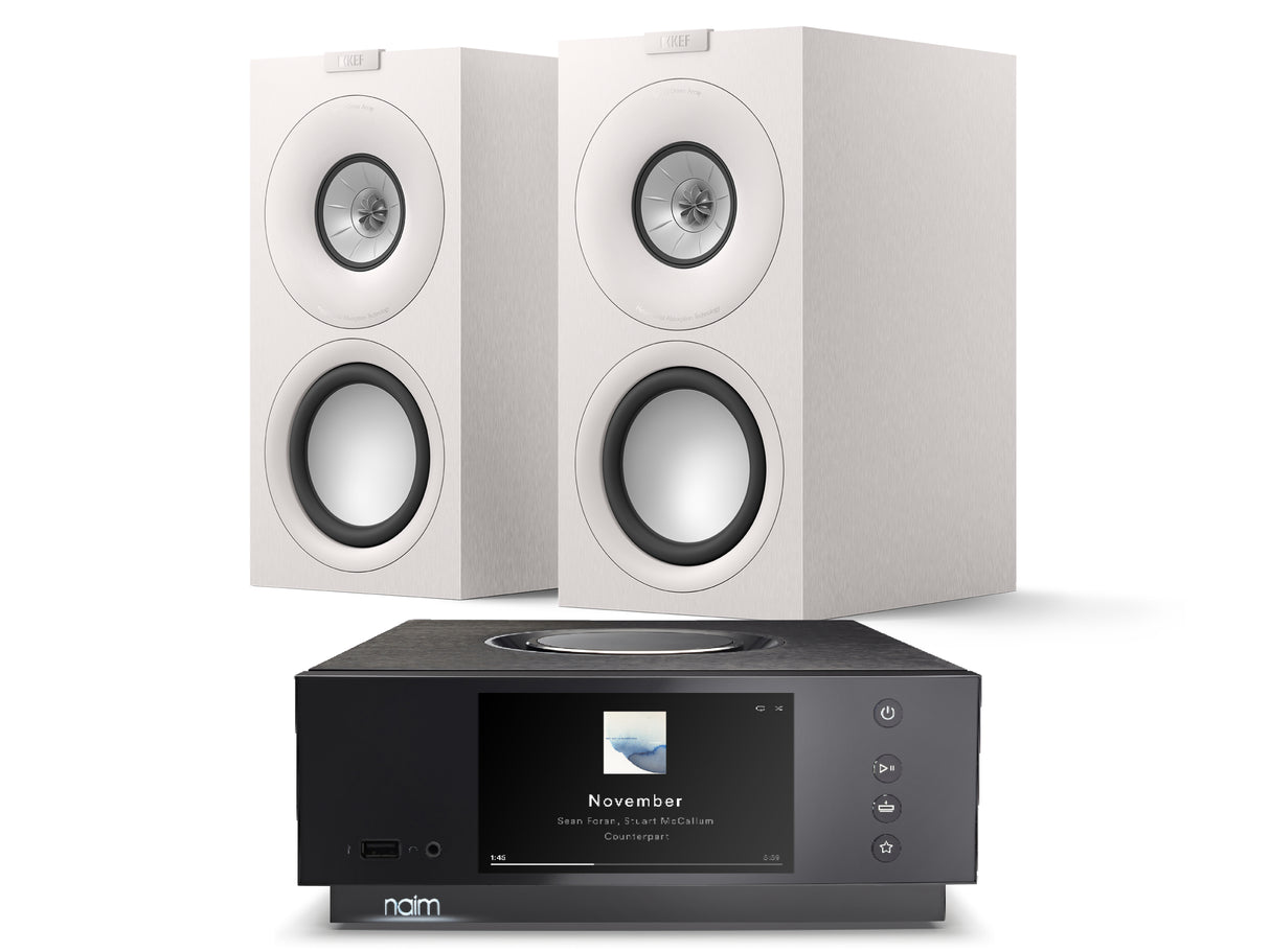 Naim Uniti ATOM HDMI + KEF Q Concerto + Cables