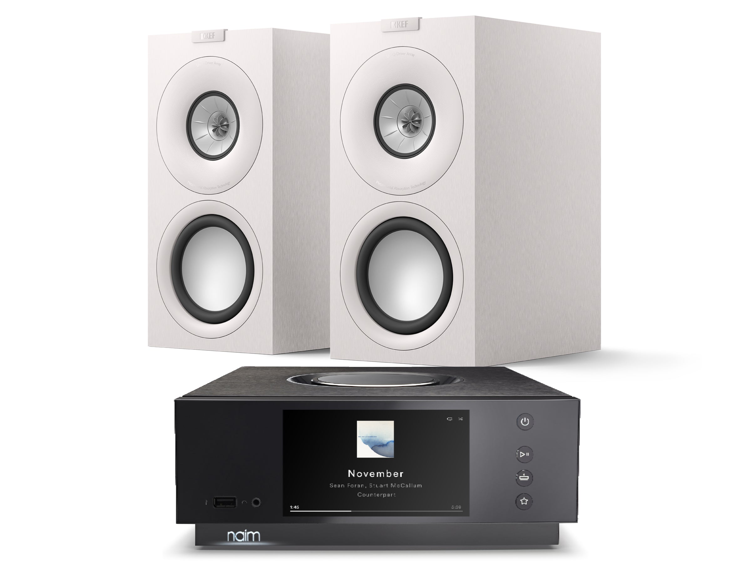 Naim Uniti ATOM HDMI + KEF Q Concerto