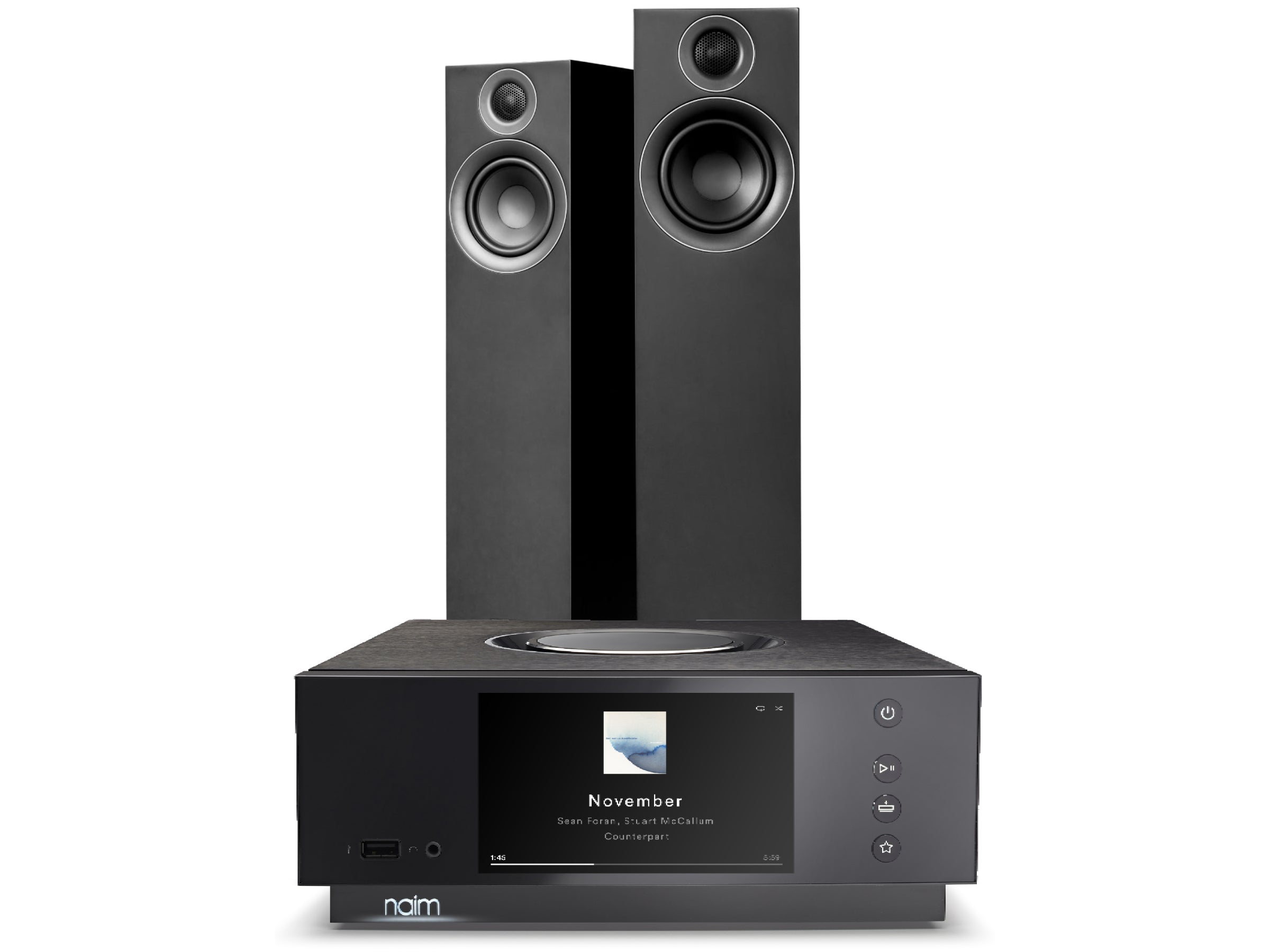 Naim Uniti Atom HDMI with PMC Prodigy5 Speakers