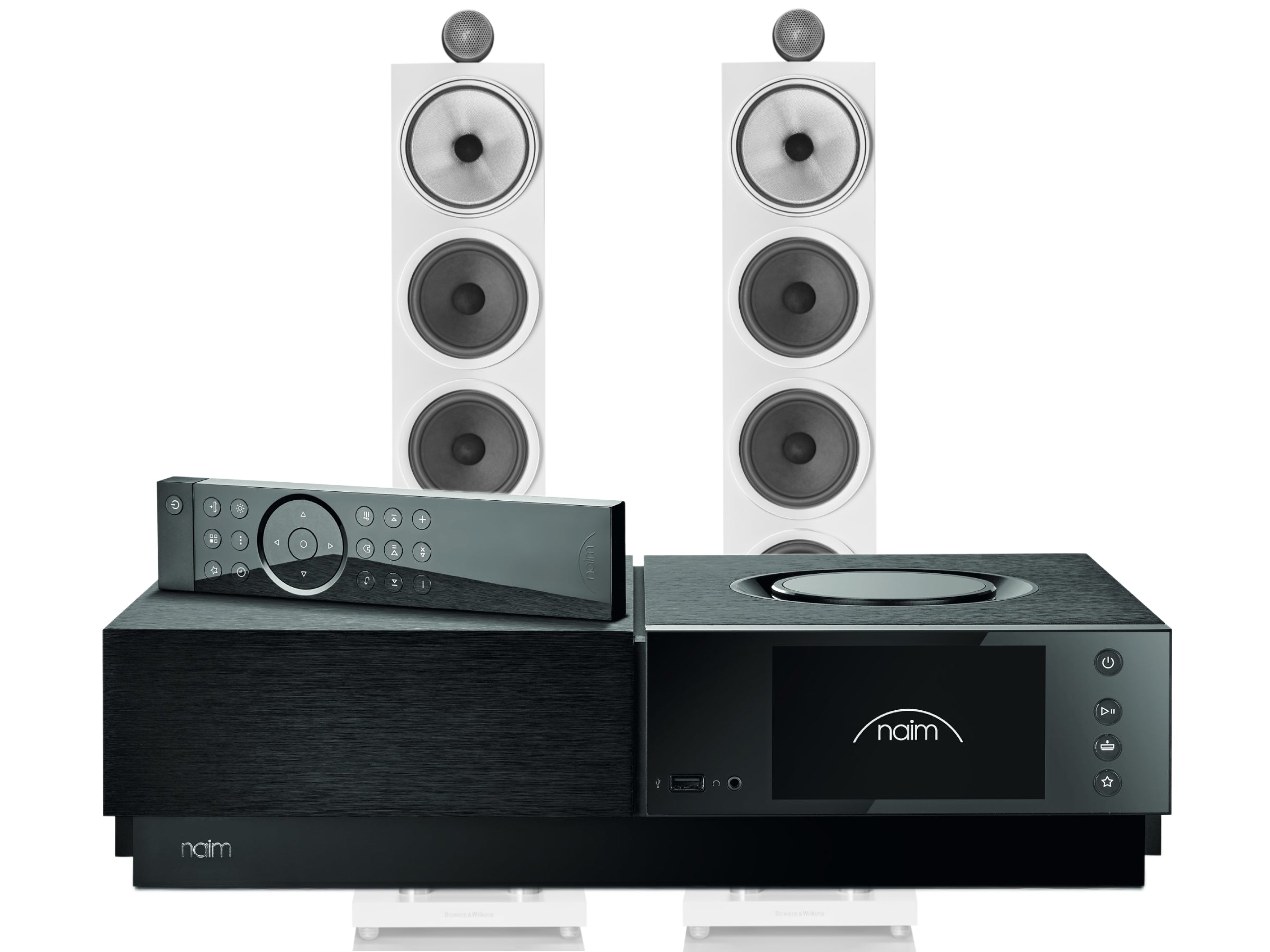 Naim Uniti Nova PE with Bowers & Wilkins 702 S3 Floorstanding Speakers