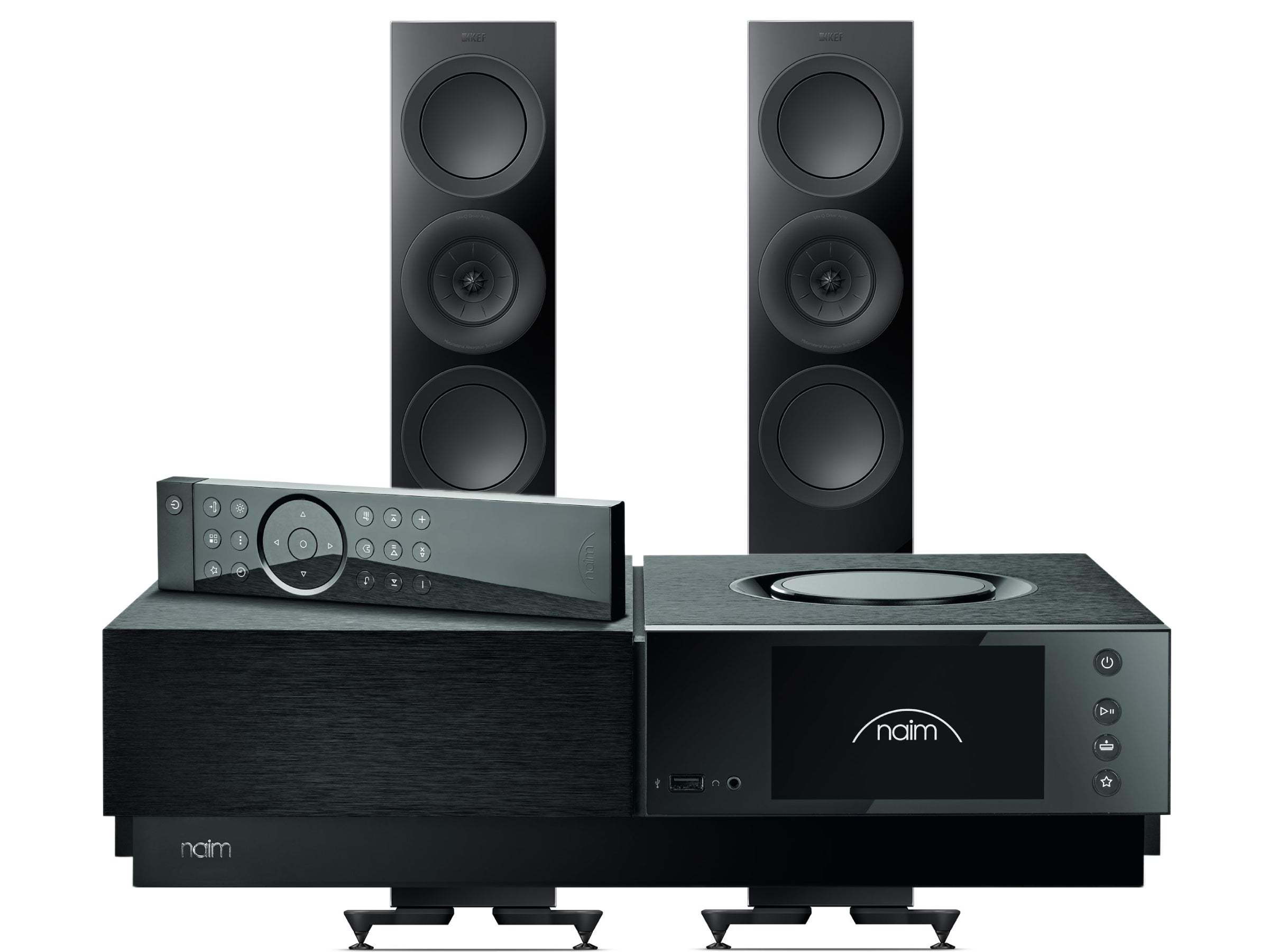 Naim Uniti Nova PE with KEF R7 META Floorstanding Speakers