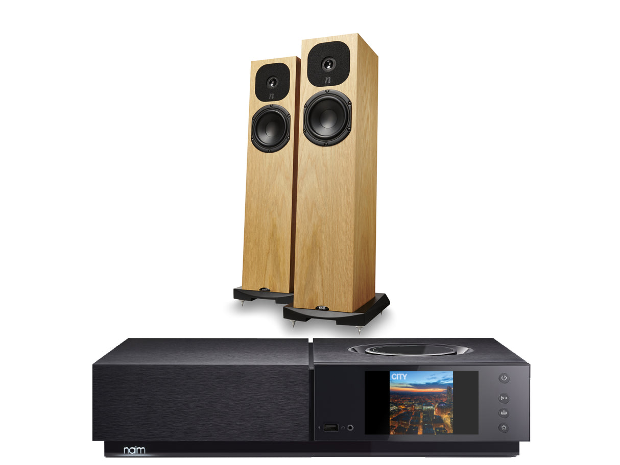 Naim Uniti Nova + Neat Motive SX2 Floorstanding Speakers