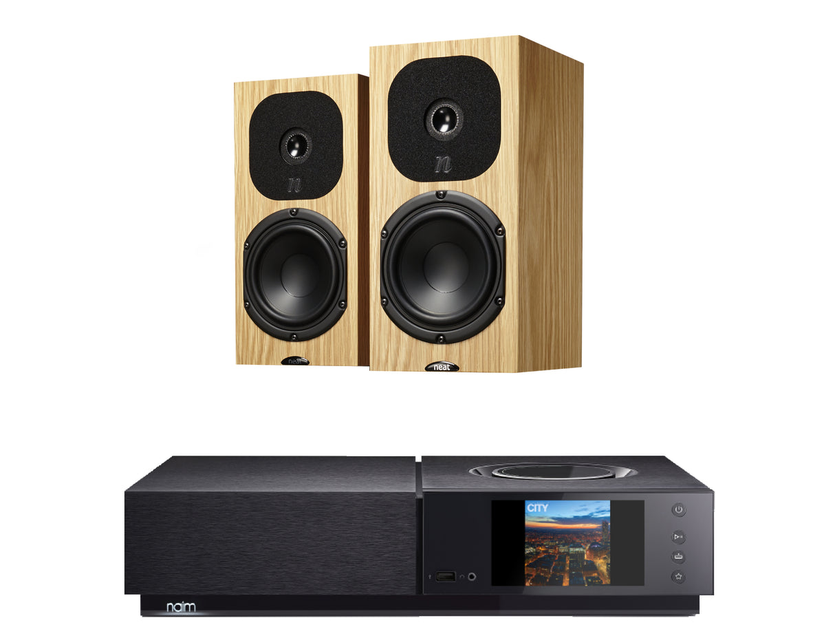 Naim Uniti Nova + Neat Motive SX3 Bookshelf Speakers