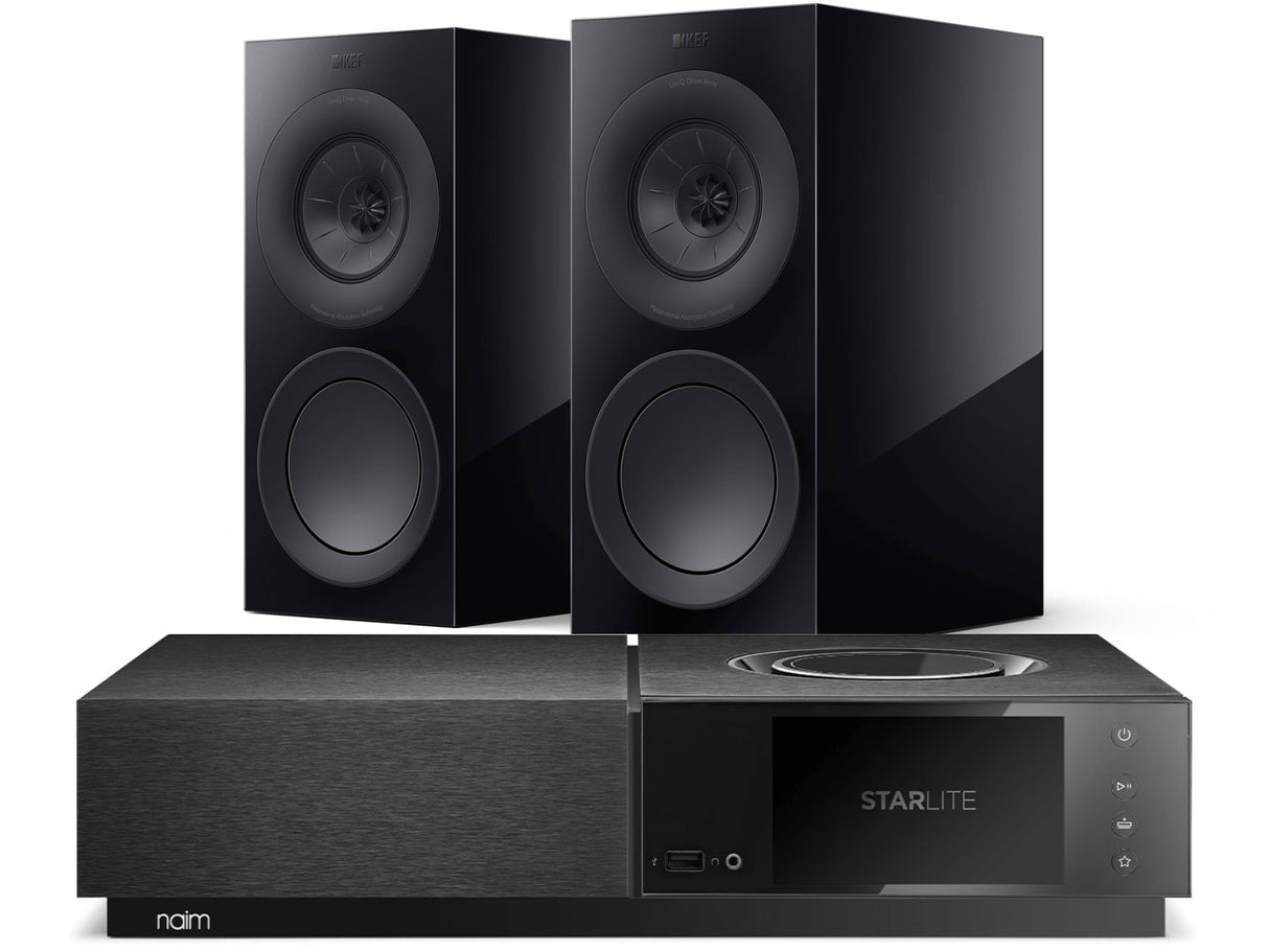 Naim Uniti Star Lite with KEF R3 META Bookshelf Speakers