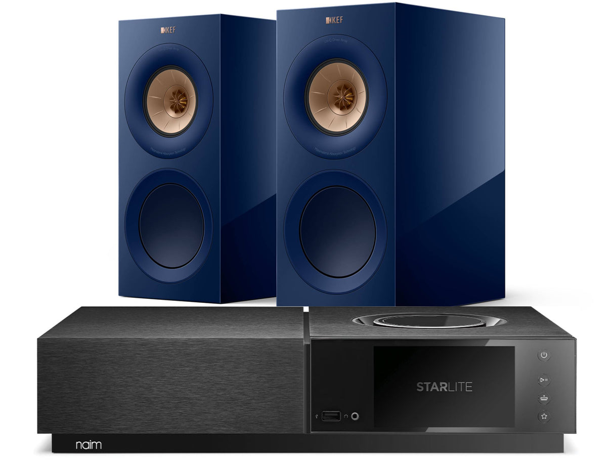 Naim Uniti Star Lite with KEF R3 META Bookshelf Speakers