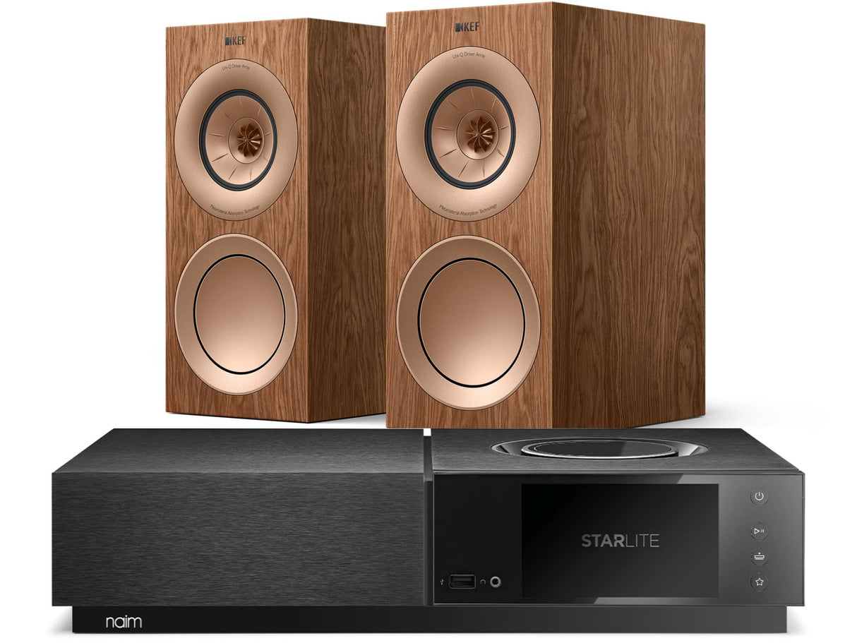 Naim Uniti Star Lite with KEF R3 META Bookshelf Speakers