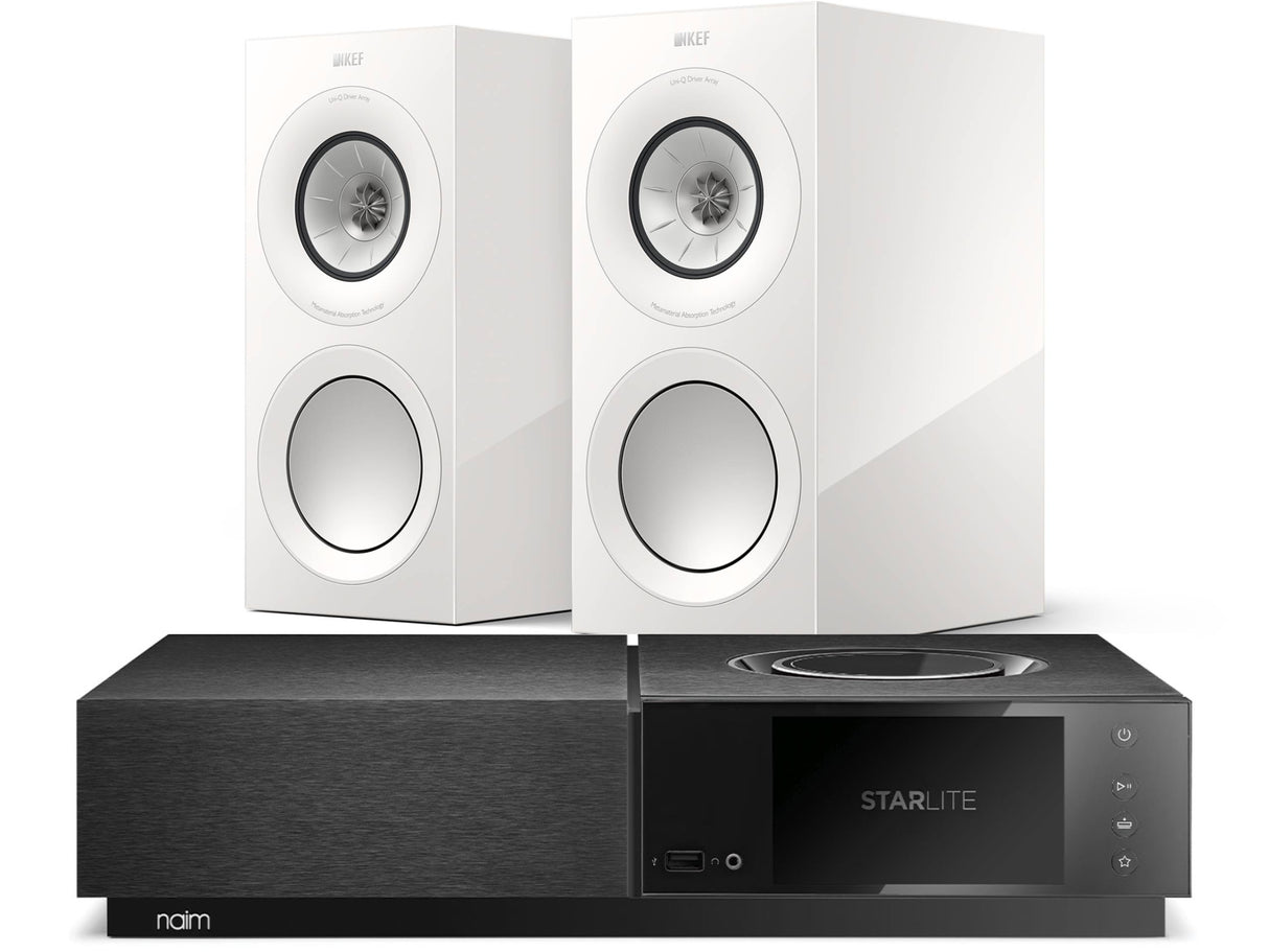 Naim Uniti Star Lite with KEF R3 META Bookshelf Speakers