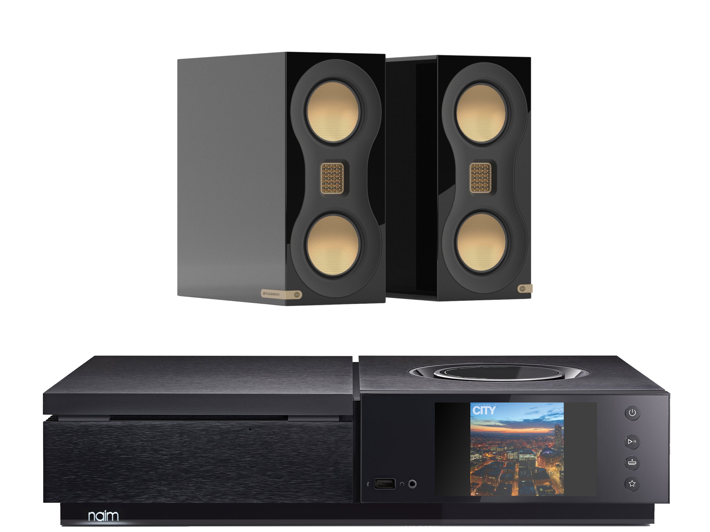 Naim Uniti Star with Monitor Audio Studio 89 Speakers