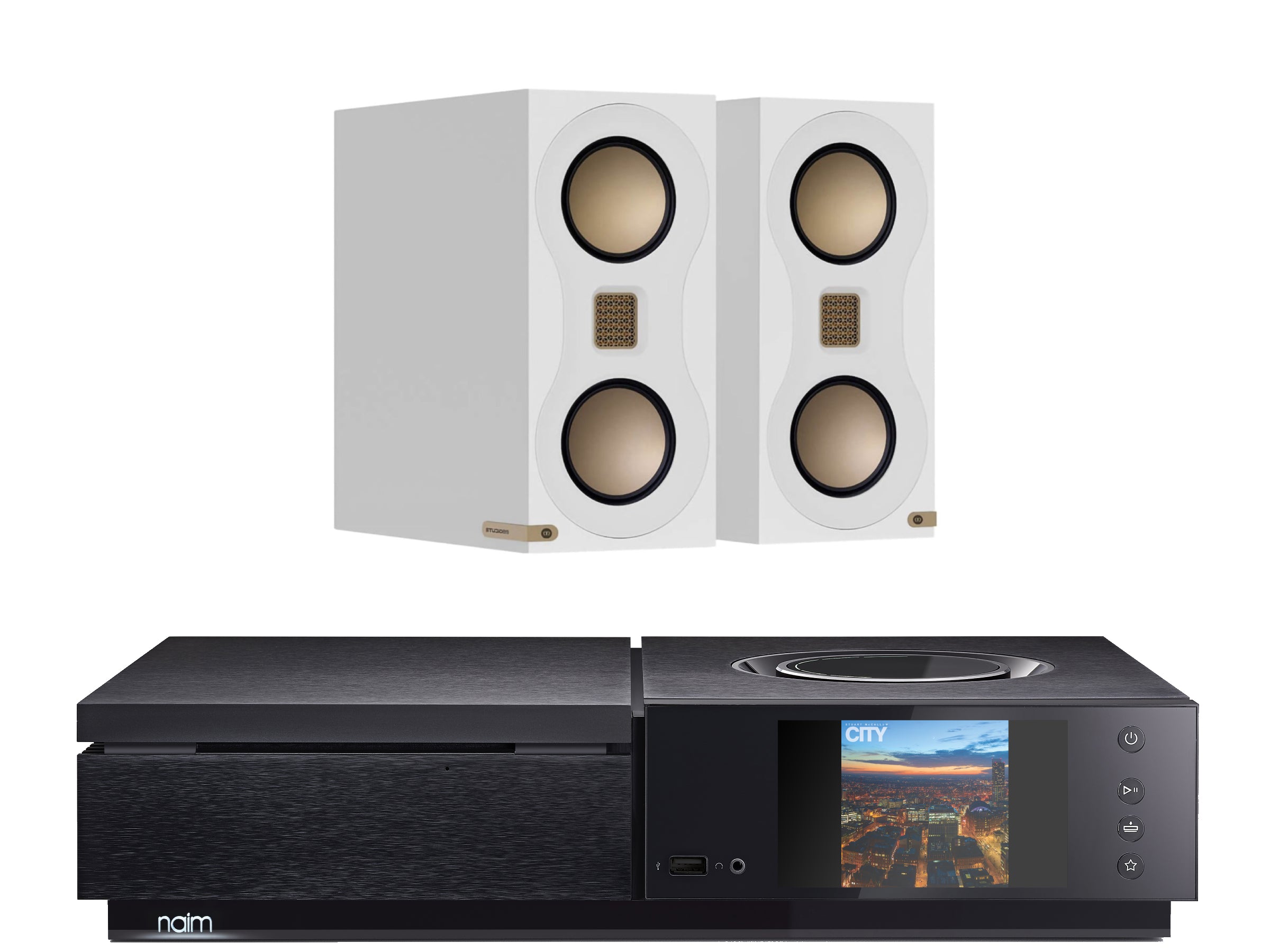 Naim Uniti Star with Monitor Audio Studio 89 Speakers